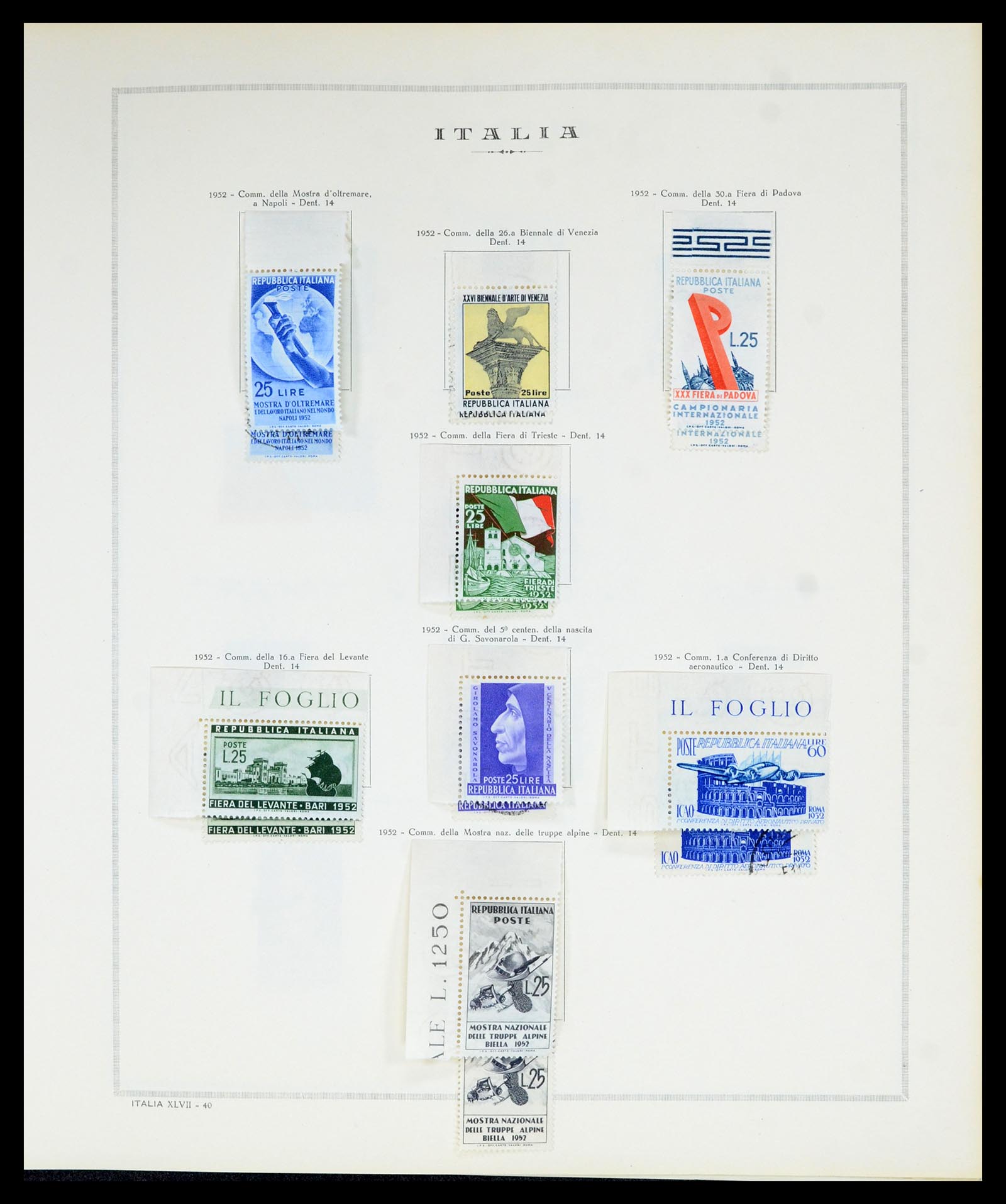 36865 050 - Postzegelverzameling 36865 Italië en gebieden 1850-1966.