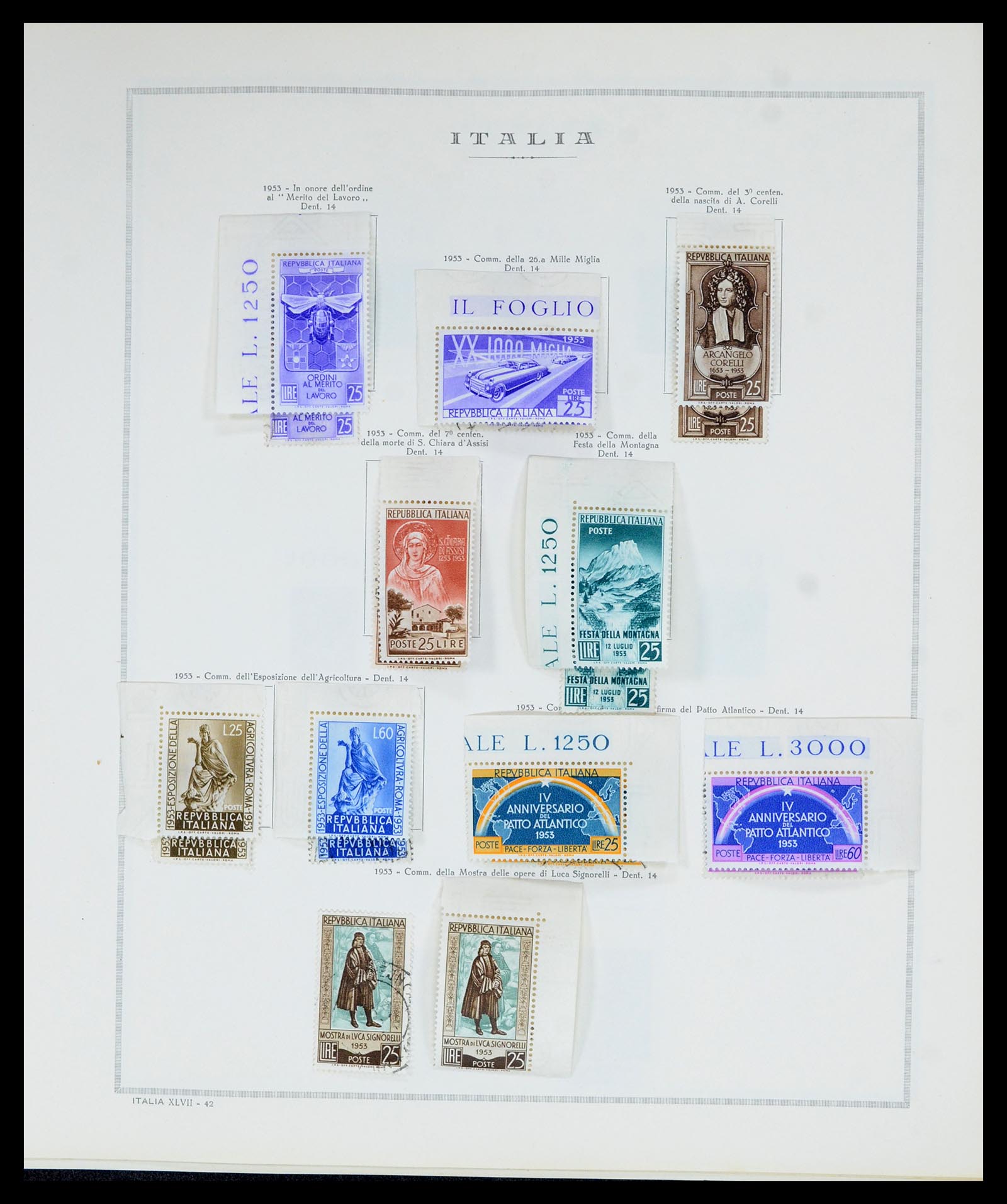36865 052 - Postzegelverzameling 36865 Italië en gebieden 1850-1966.