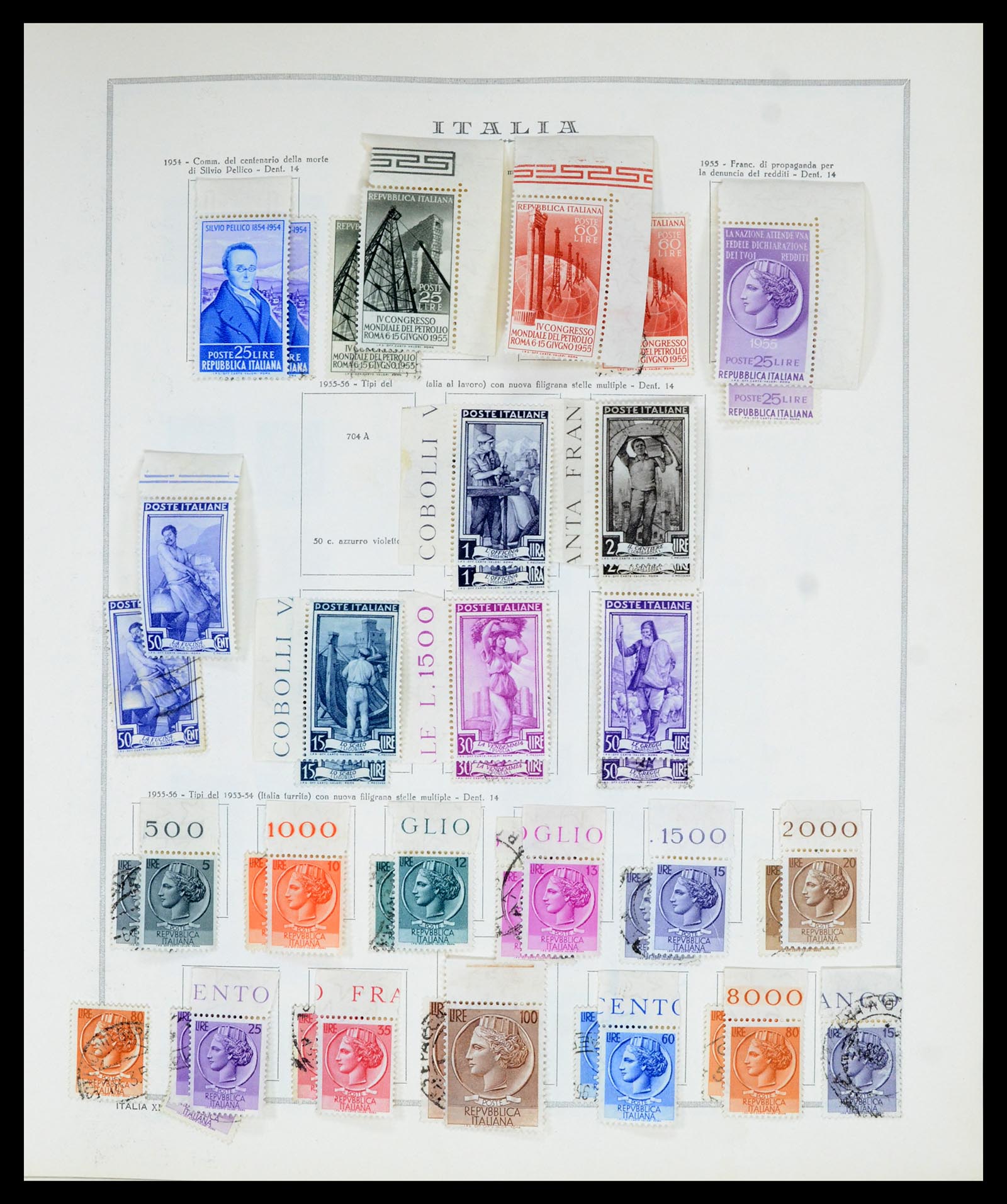 36865 057 - Postzegelverzameling 36865 Italië en gebieden 1850-1966.