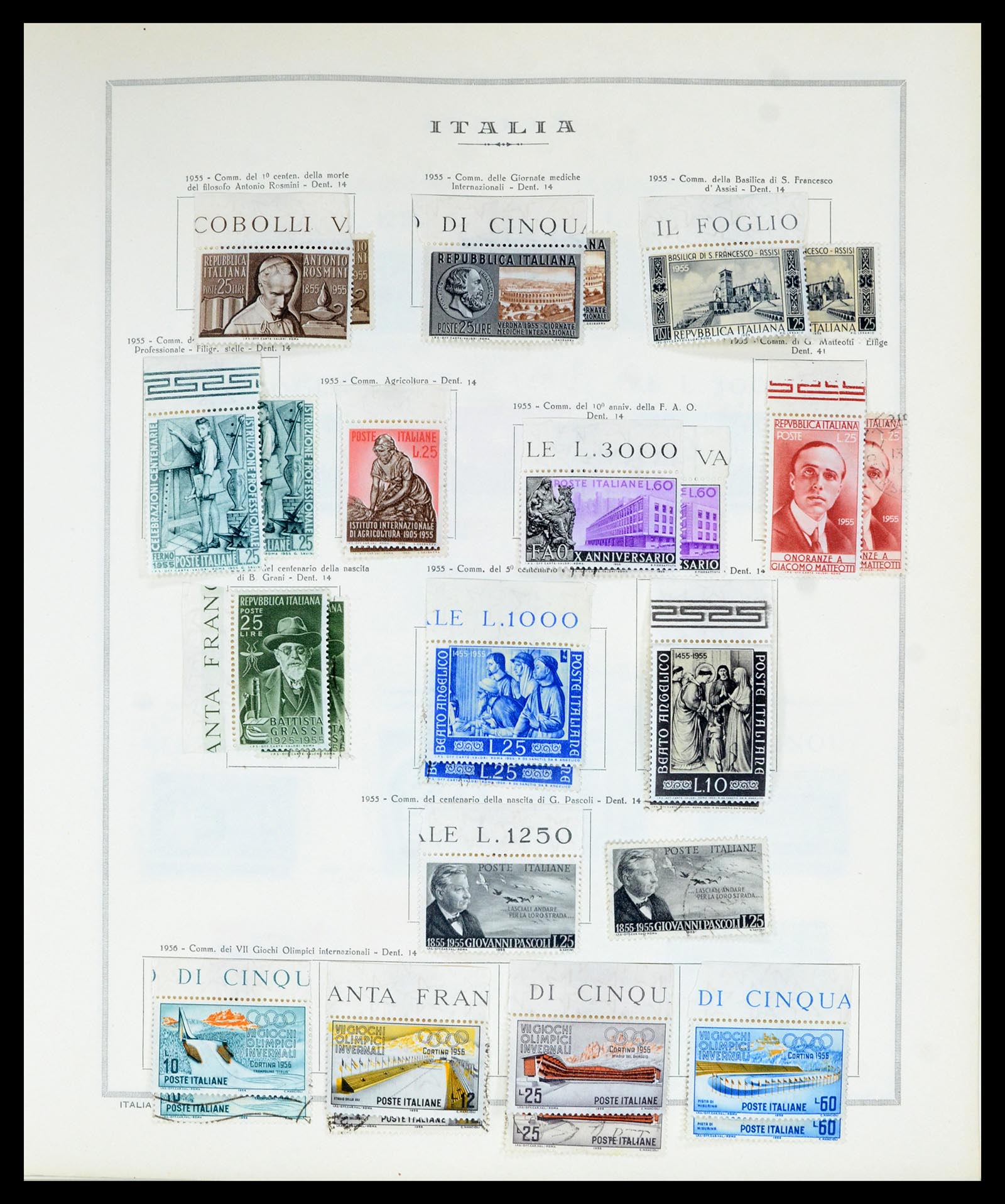 36865 059 - Postzegelverzameling 36865 Italië en gebieden 1850-1966.
