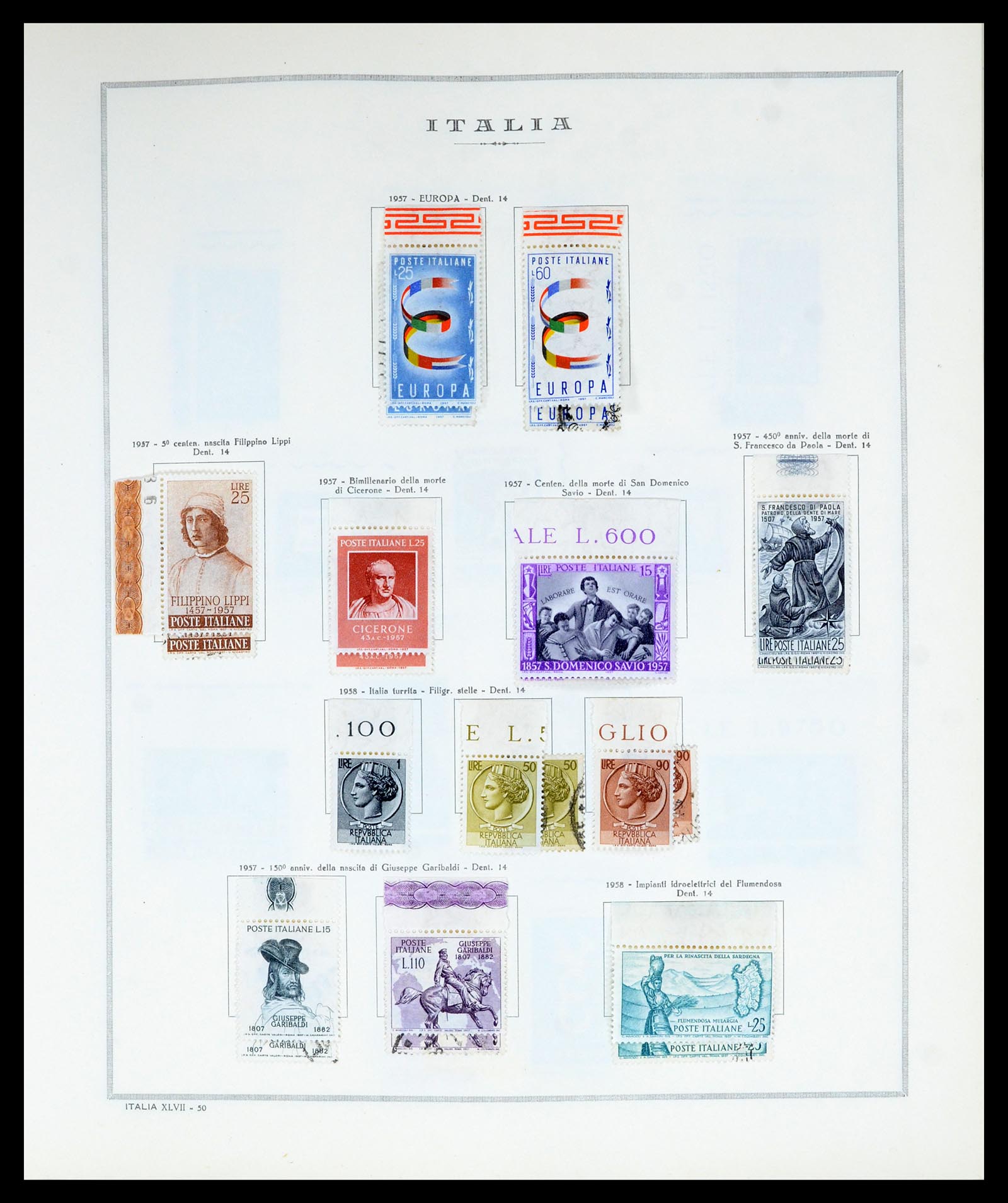 36865 062 - Postzegelverzameling 36865 Italië en gebieden 1850-1966.