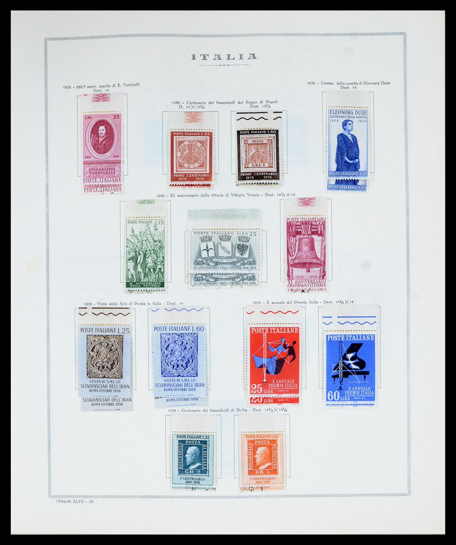 36865 064 - Postzegelverzameling 36865 Italië en gebieden 1850-1966.