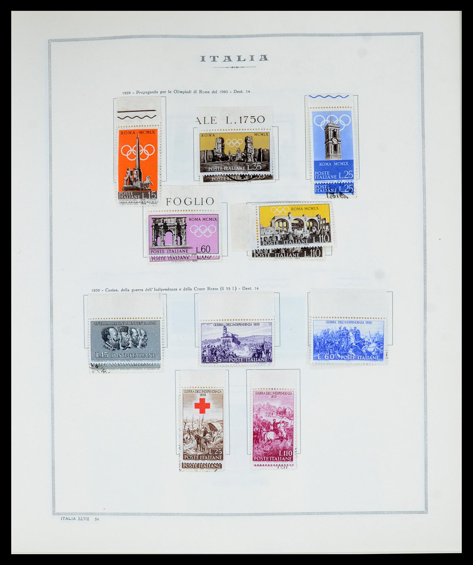 36865 066 - Postzegelverzameling 36865 Italië en gebieden 1850-1966.