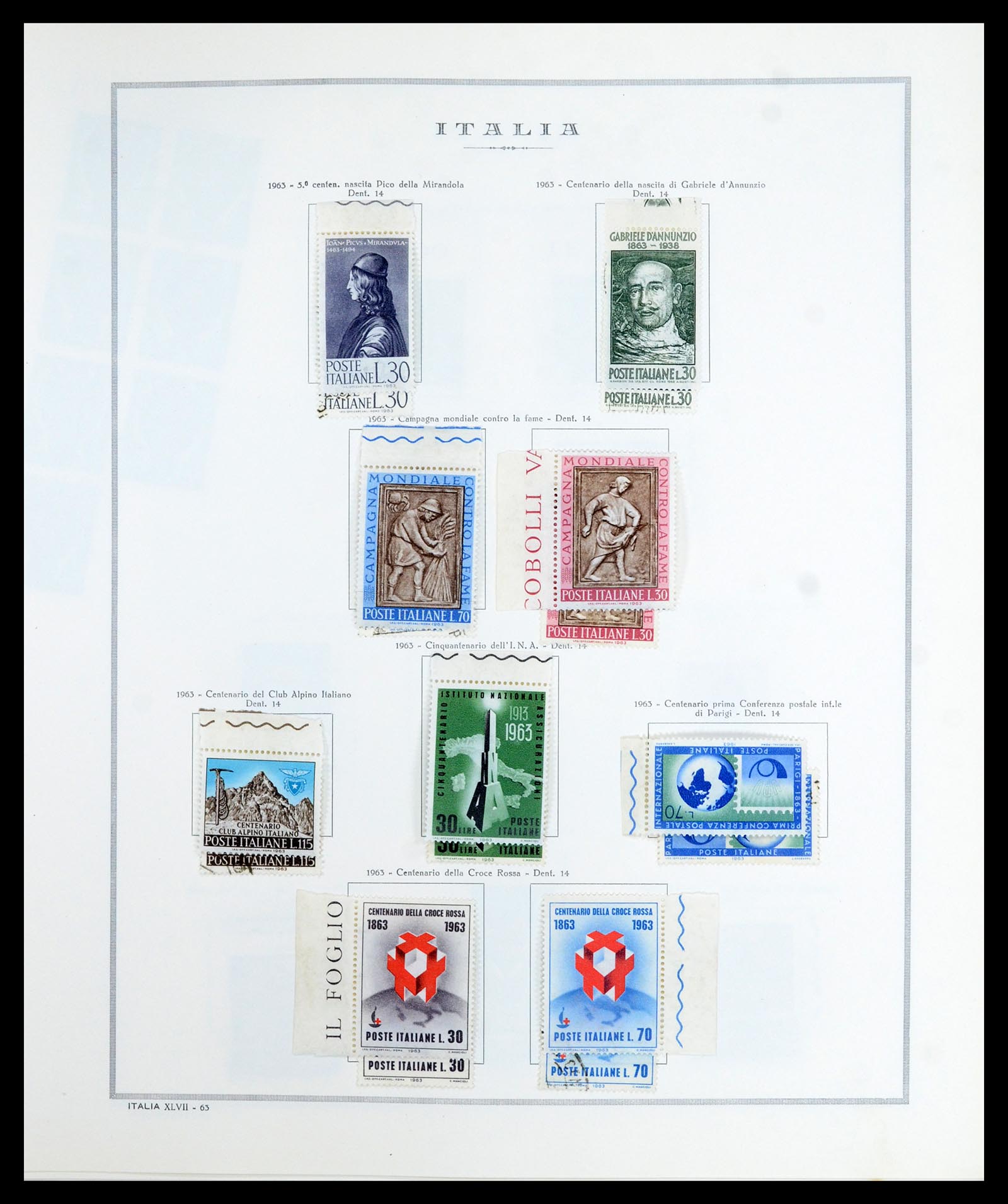 36865 075 - Postzegelverzameling 36865 Italië en gebieden 1850-1966.