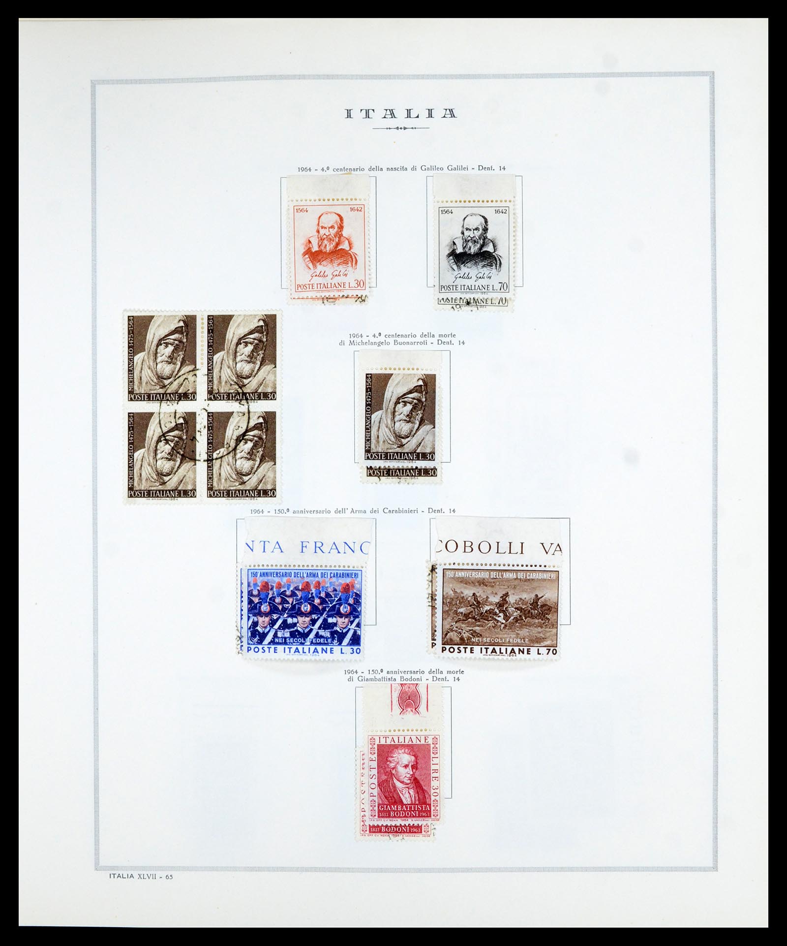 36865 077 - Postzegelverzameling 36865 Italië en gebieden 1850-1966.