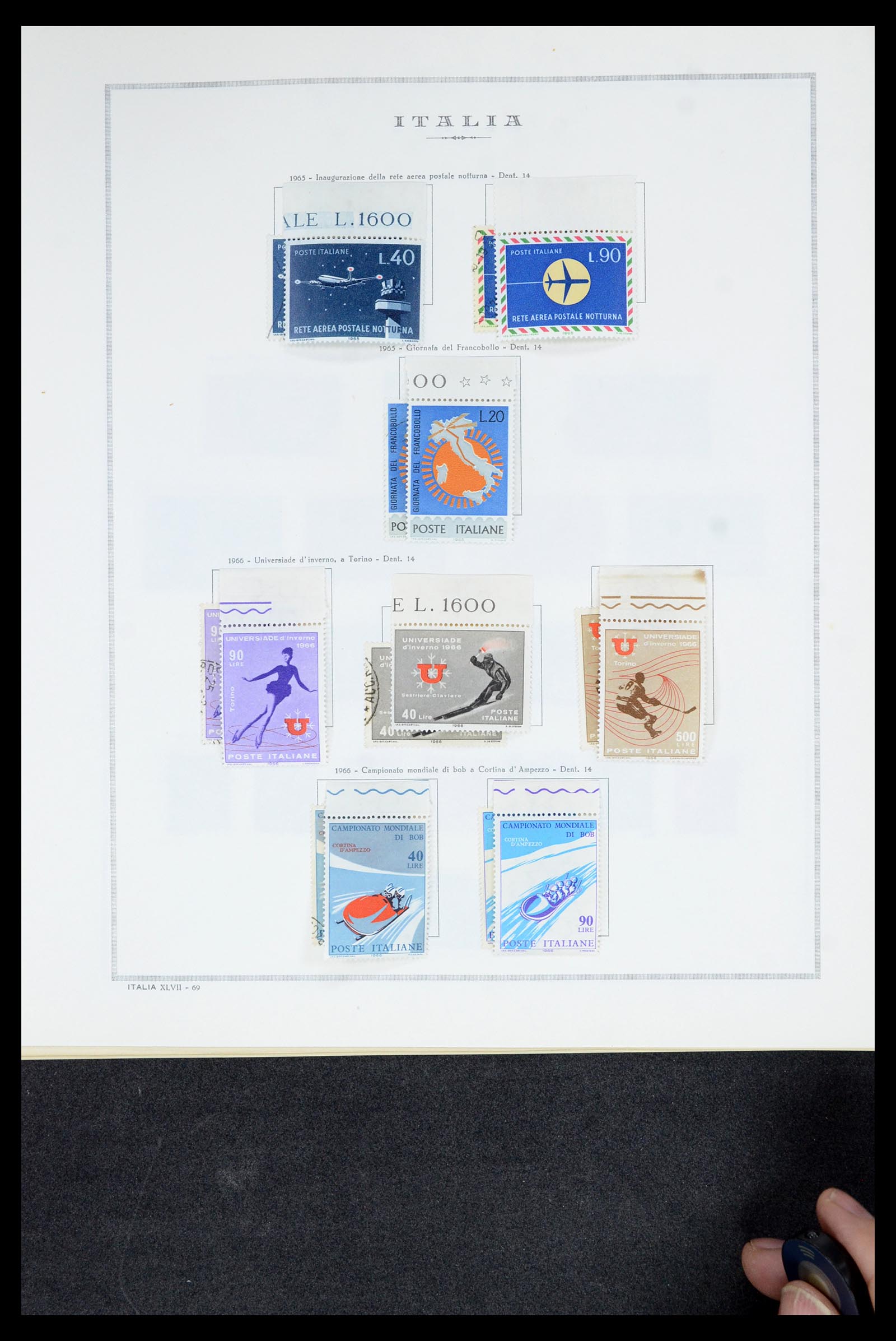 36865 081 - Postzegelverzameling 36865 Italië en gebieden 1850-1966.