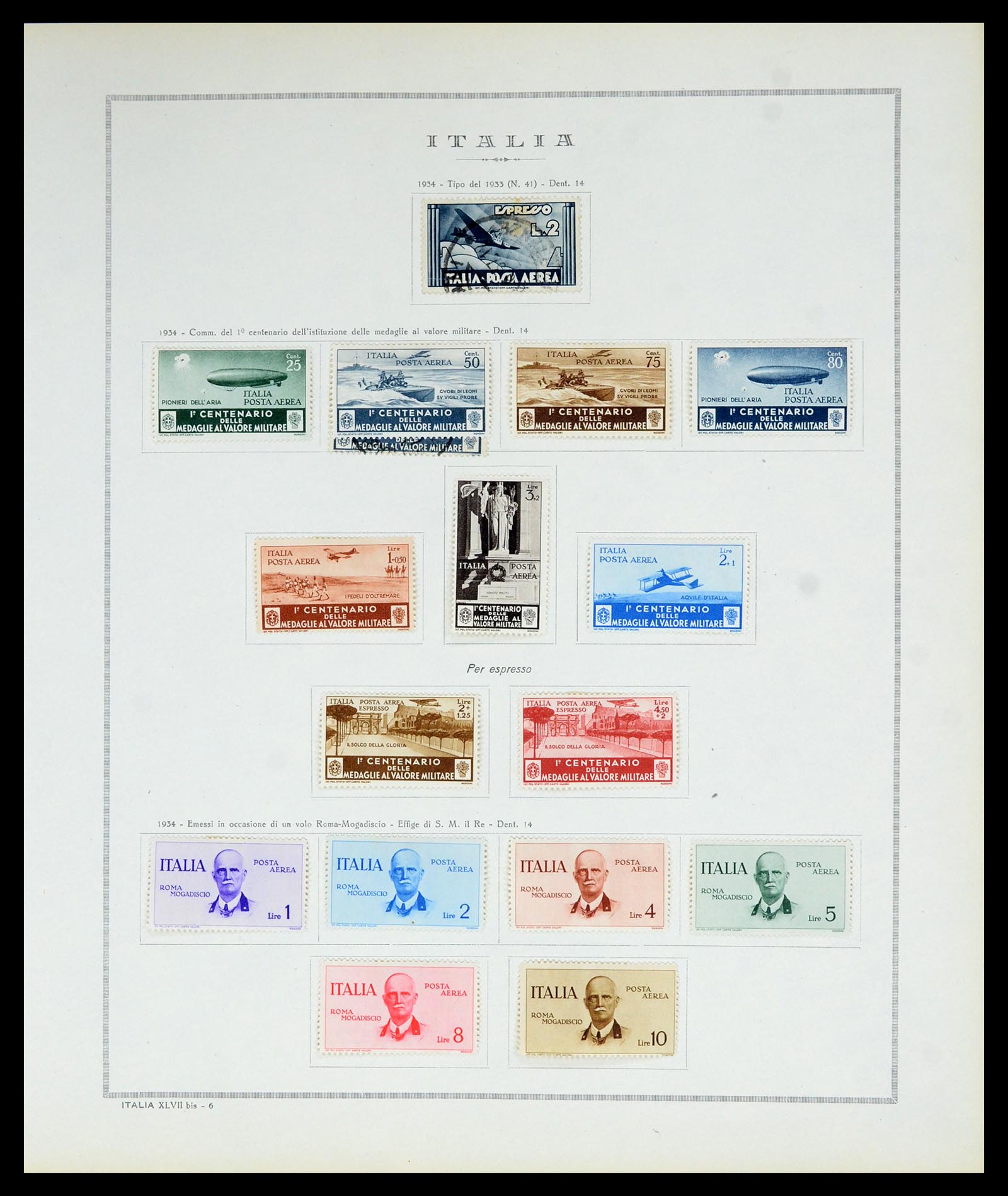 36865 087 - Postzegelverzameling 36865 Italië en gebieden 1850-1966.