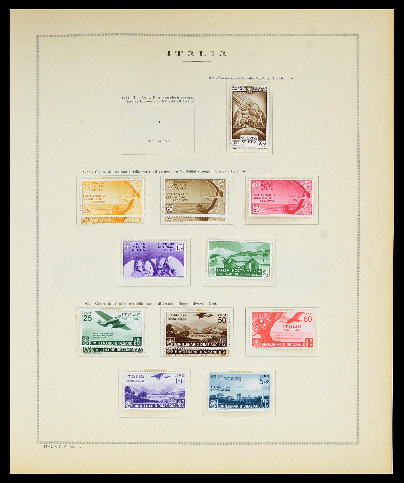36865 088 - Postzegelverzameling 36865 Italië en gebieden 1850-1966.