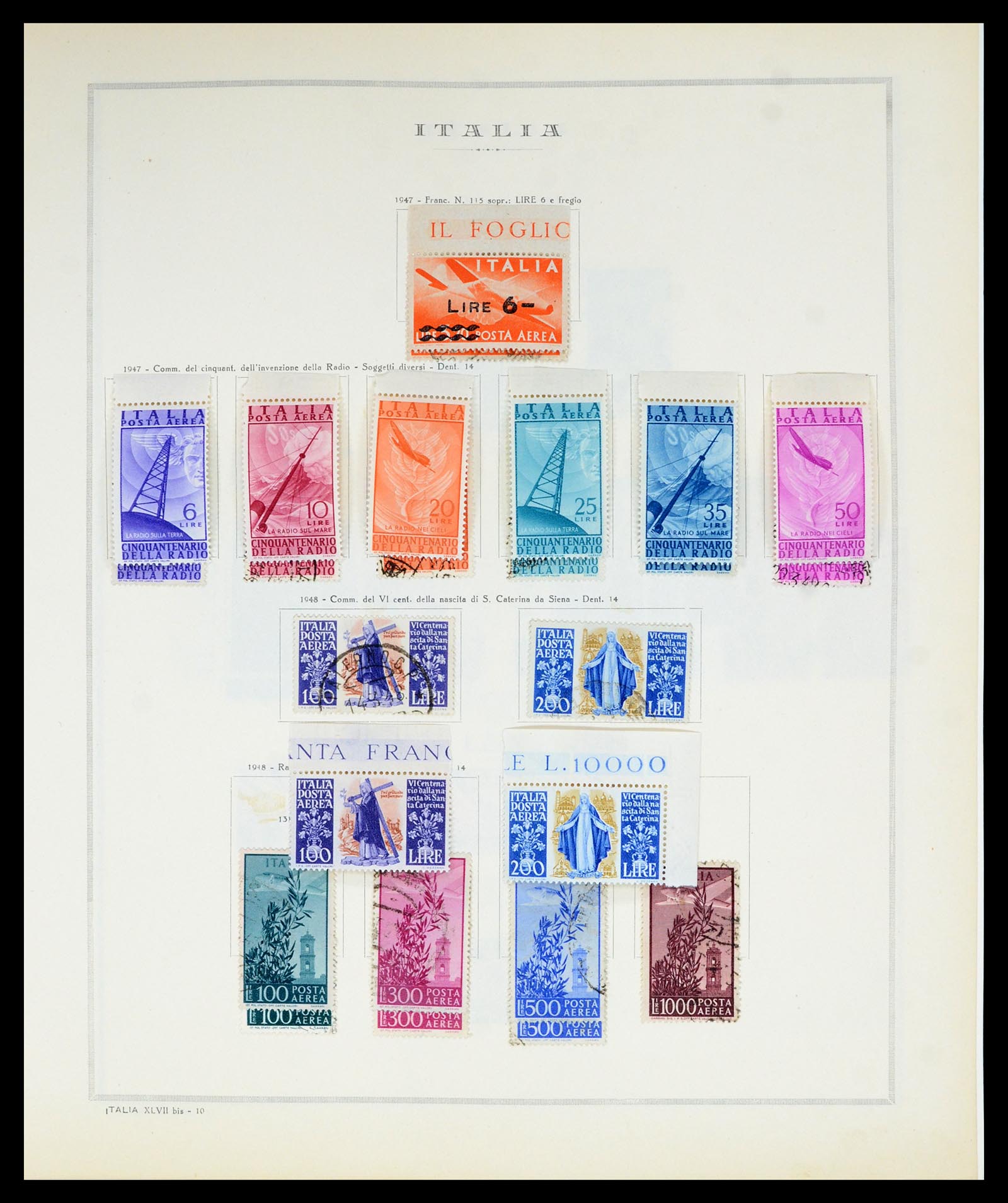 36865 091 - Postzegelverzameling 36865 Italië en gebieden 1850-1966.