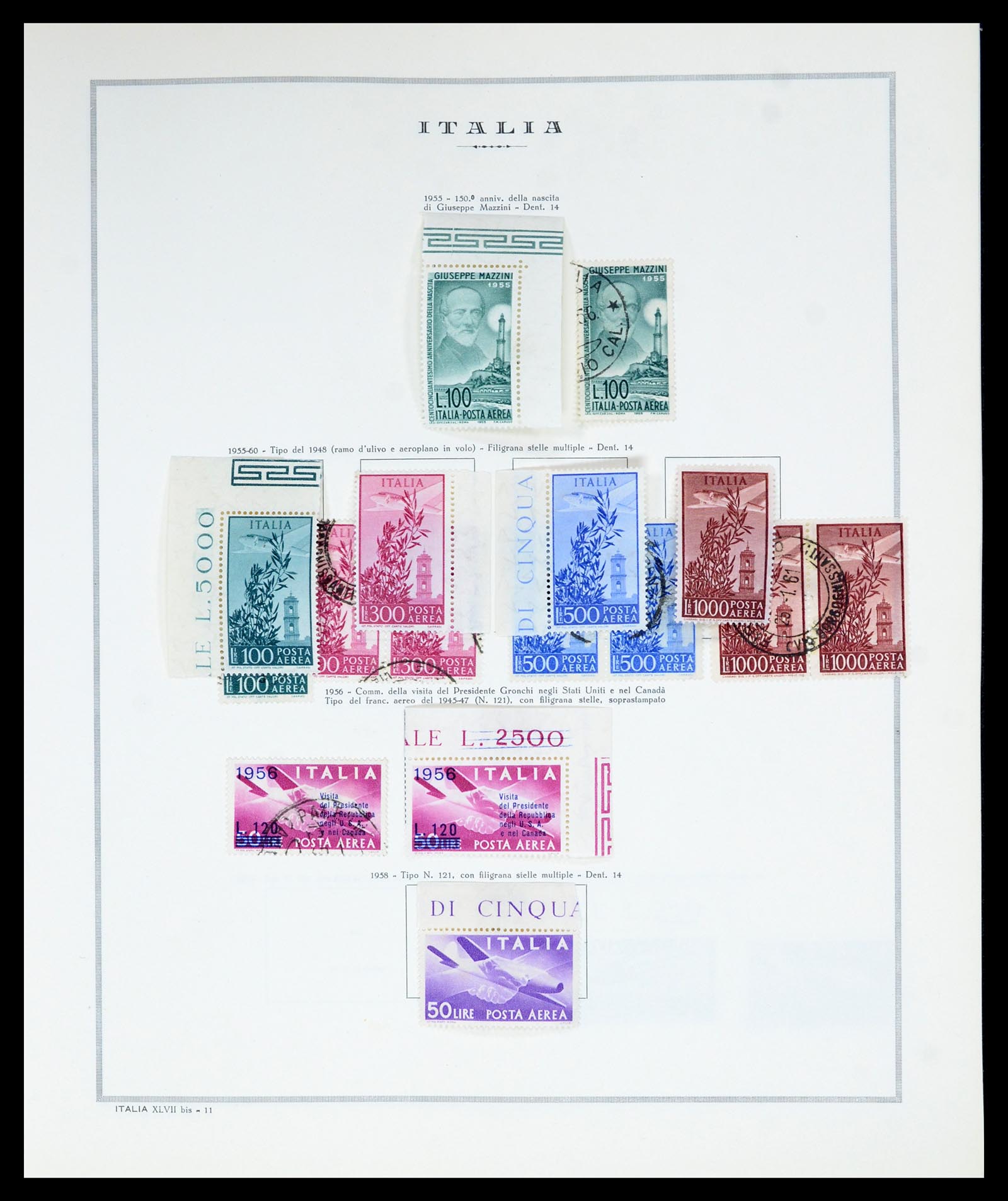 36865 092 - Postzegelverzameling 36865 Italië en gebieden 1850-1966.