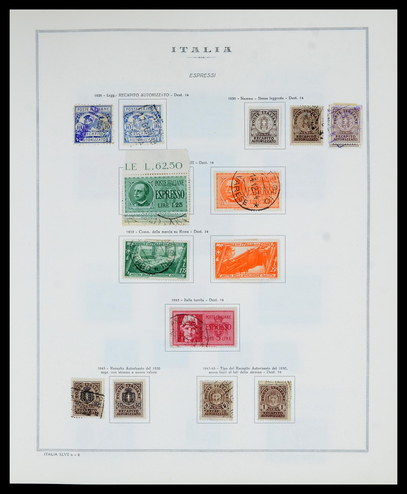 36865 096 - Postzegelverzameling 36865 Italië en gebieden 1850-1966.