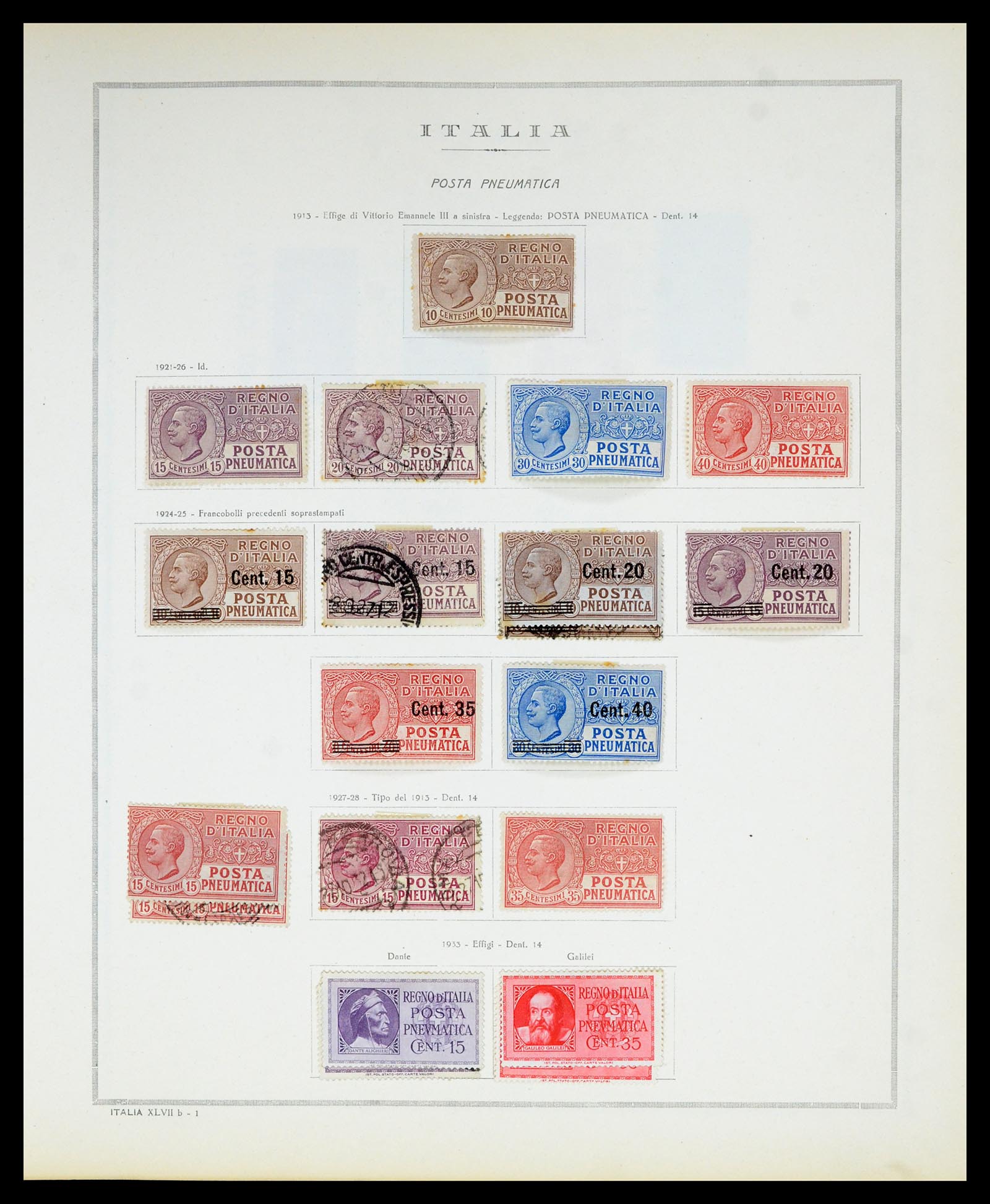 36865 098 - Postzegelverzameling 36865 Italië en gebieden 1850-1966.