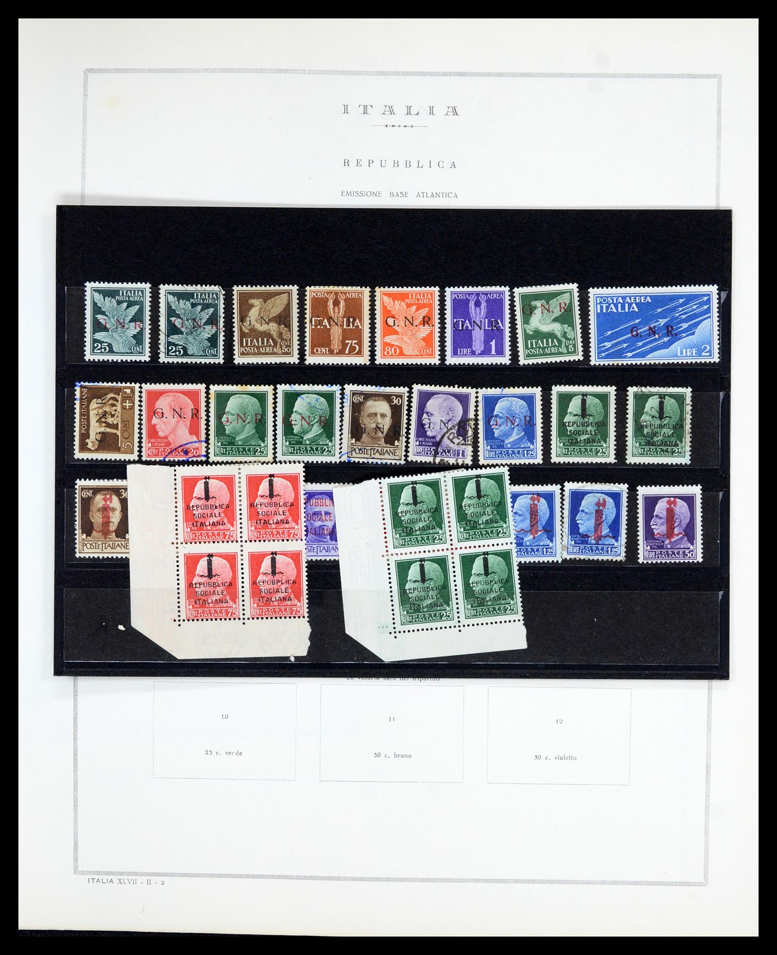 36865 124 - Postzegelverzameling 36865 Italië en gebieden 1850-1966.