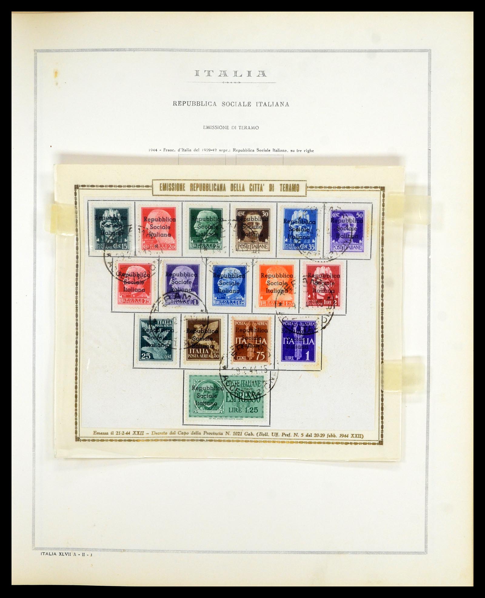 36865 125 - Postzegelverzameling 36865 Italië en gebieden 1850-1966.