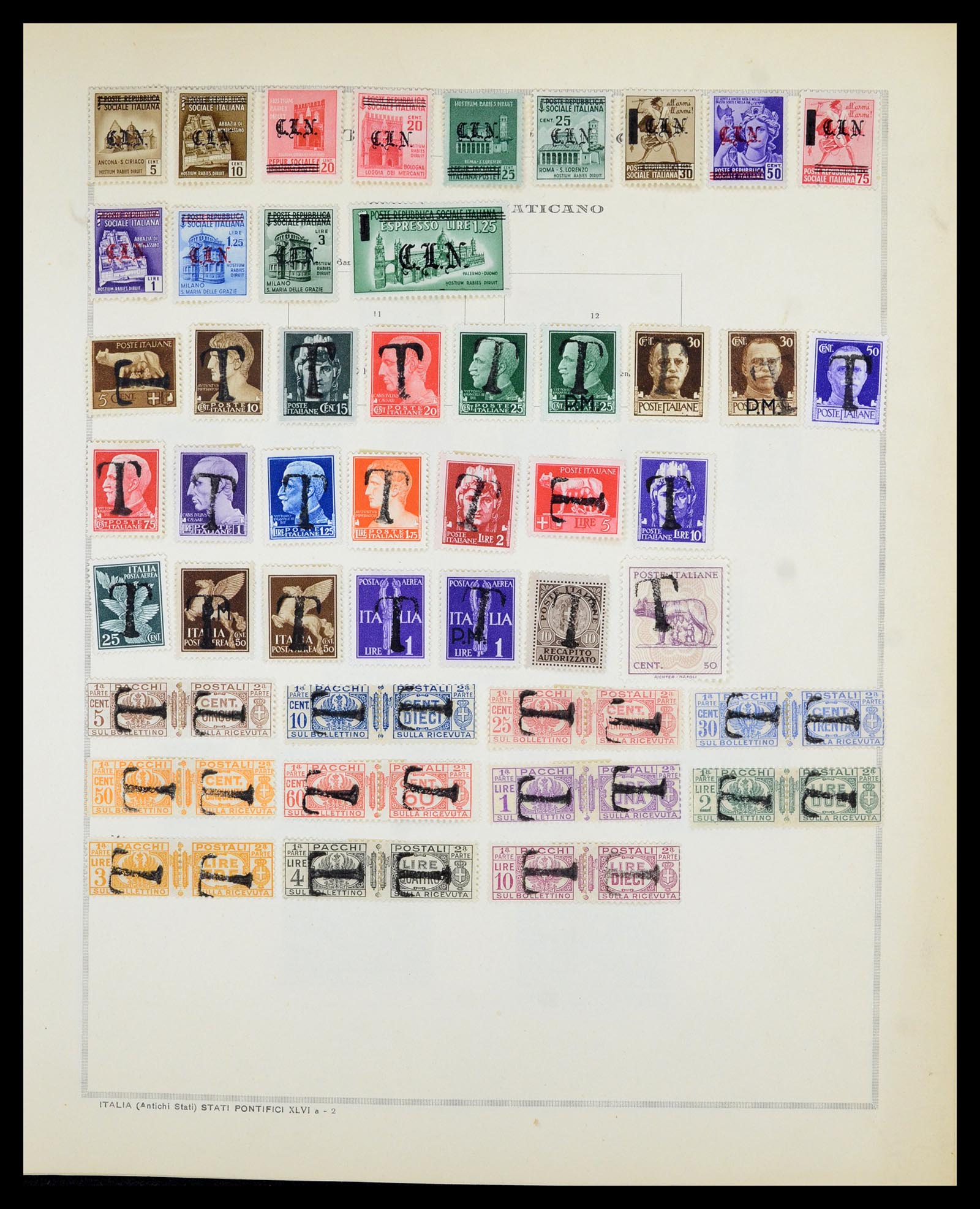 36865 126 - Postzegelverzameling 36865 Italië en gebieden 1850-1966.