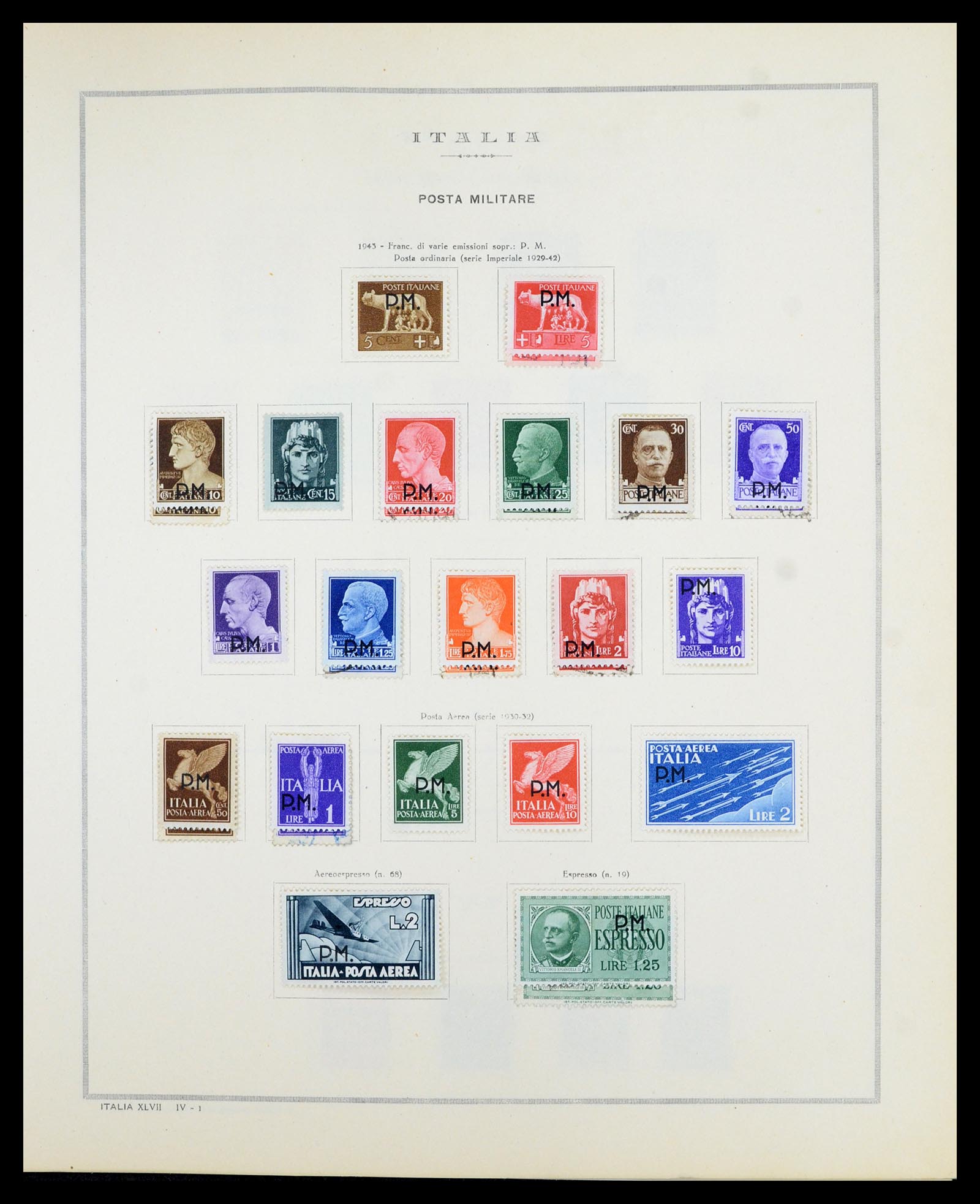 36865 127 - Postzegelverzameling 36865 Italië en gebieden 1850-1966.