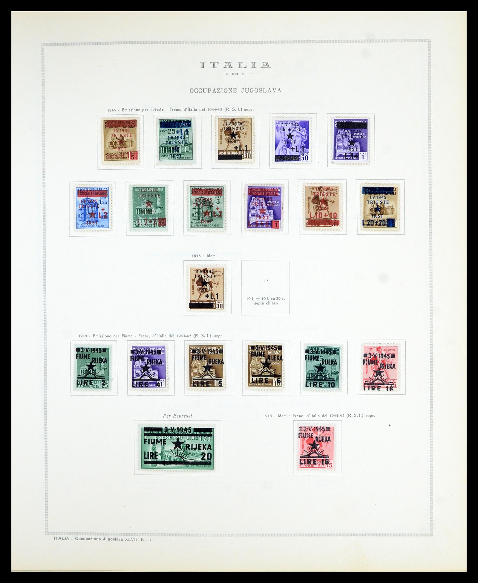 36865 132 - Postzegelverzameling 36865 Italië en gebieden 1850-1966.