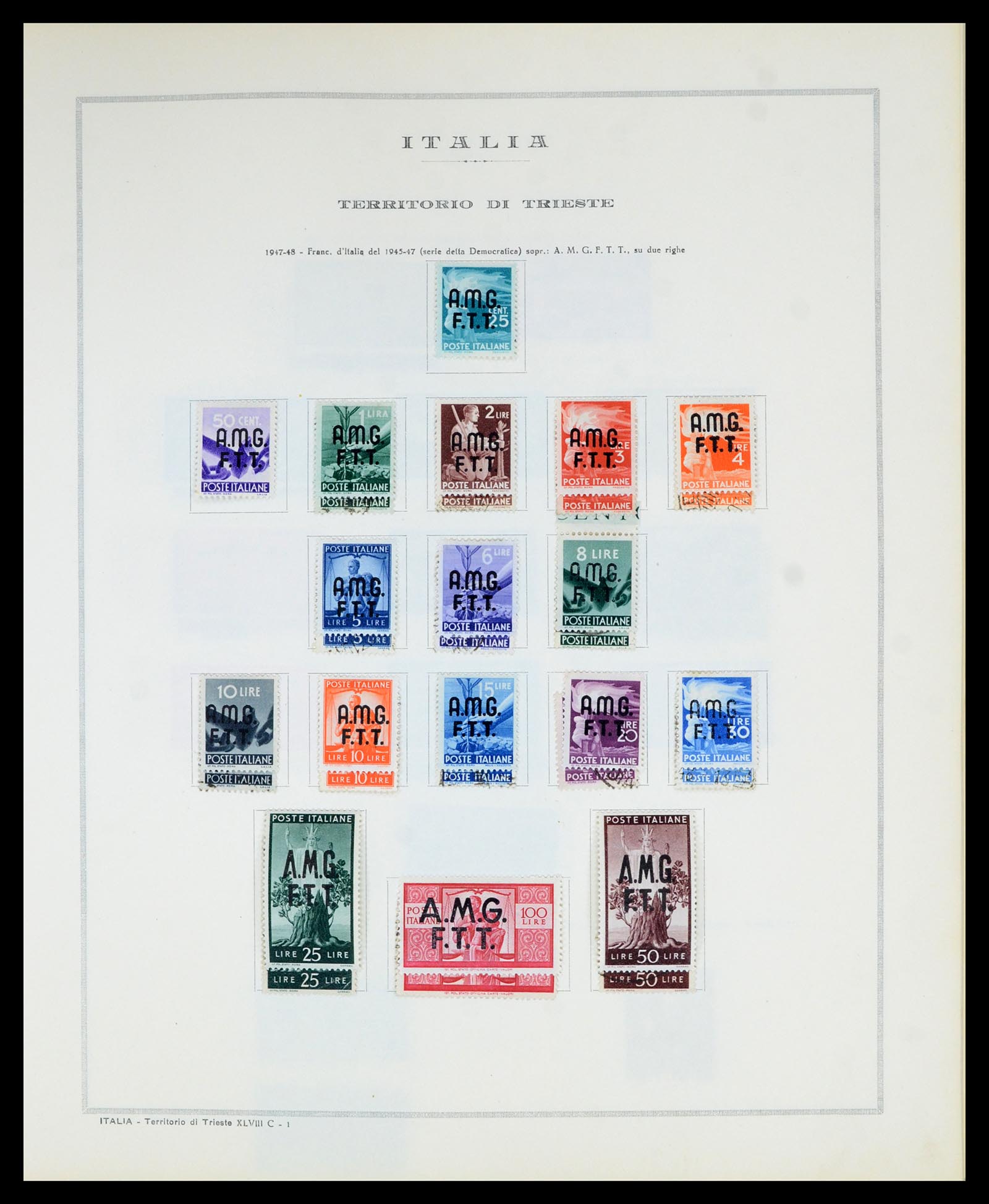 36865 133 - Postzegelverzameling 36865 Italië en gebieden 1850-1966.