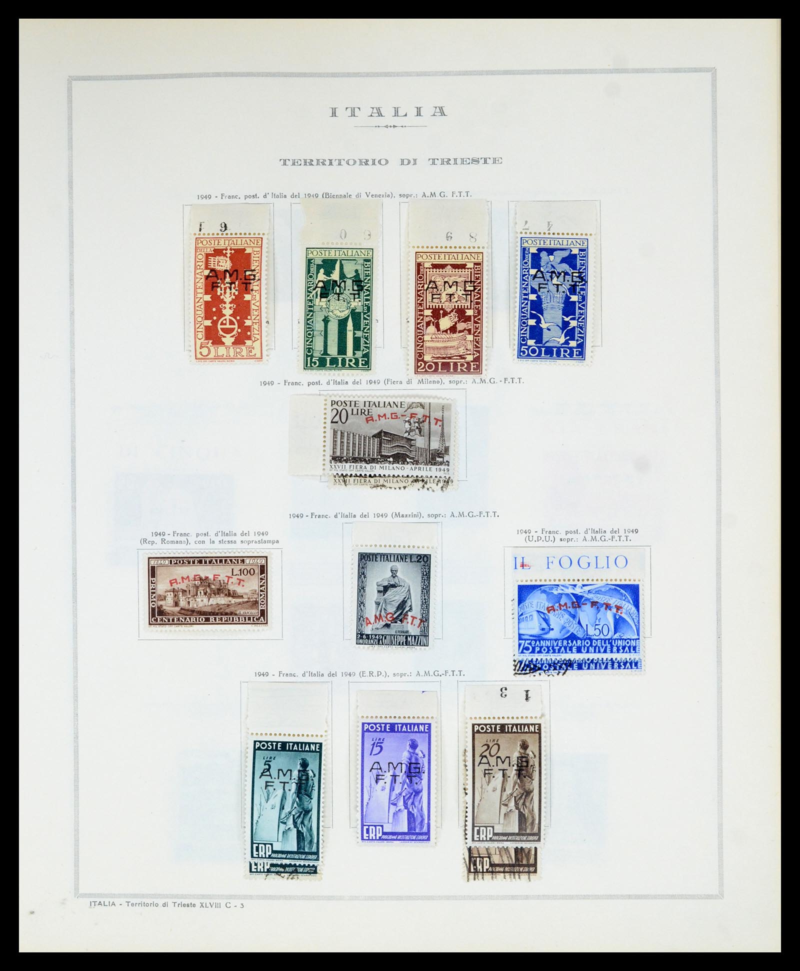 36865 135 - Postzegelverzameling 36865 Italië en gebieden 1850-1966.
