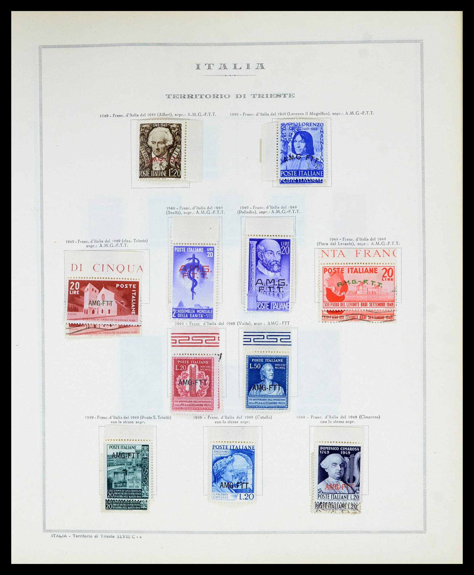 36865 136 - Postzegelverzameling 36865 Italië en gebieden 1850-1966.