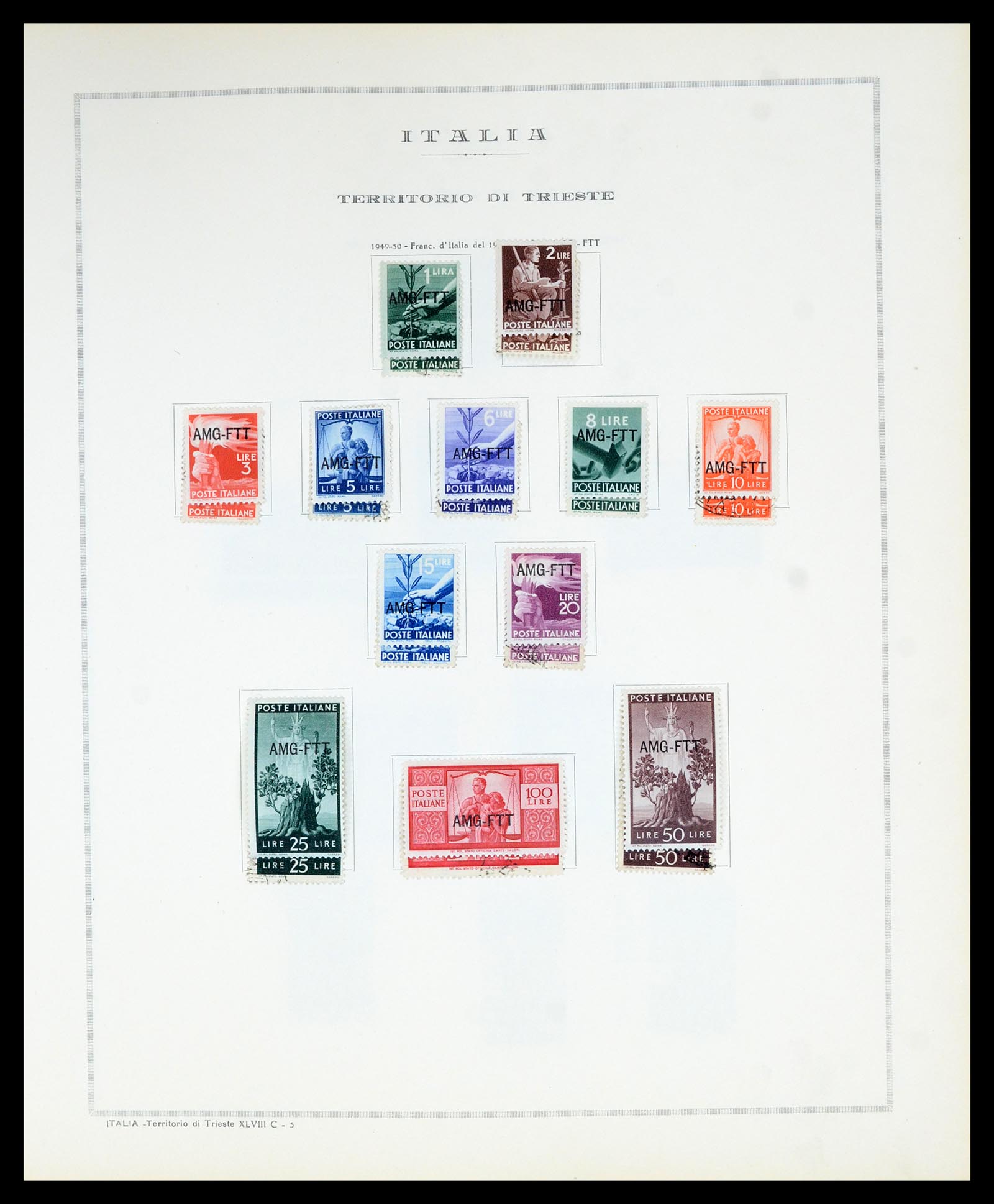 36865 137 - Postzegelverzameling 36865 Italië en gebieden 1850-1966.