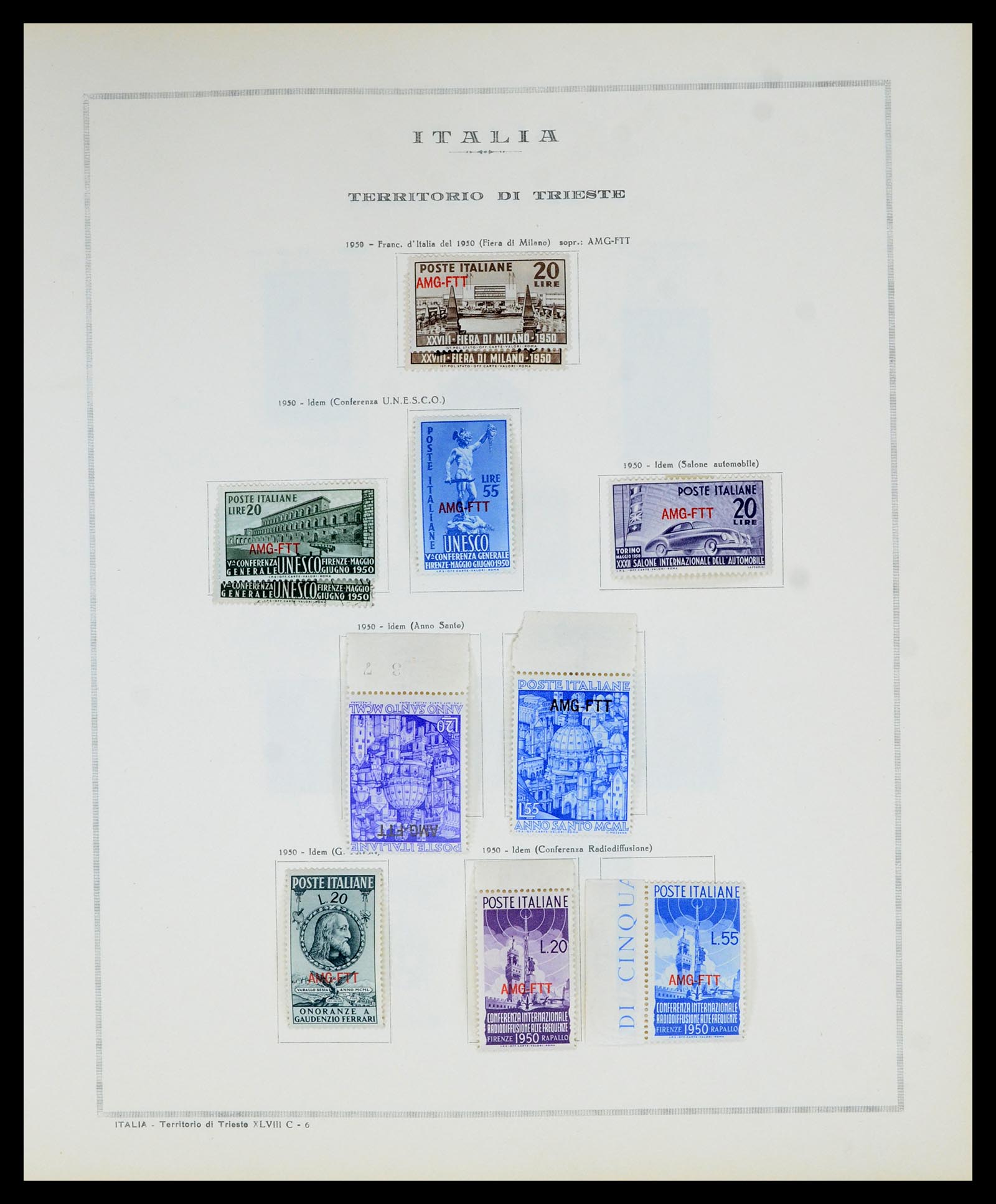 36865 138 - Postzegelverzameling 36865 Italië en gebieden 1850-1966.
