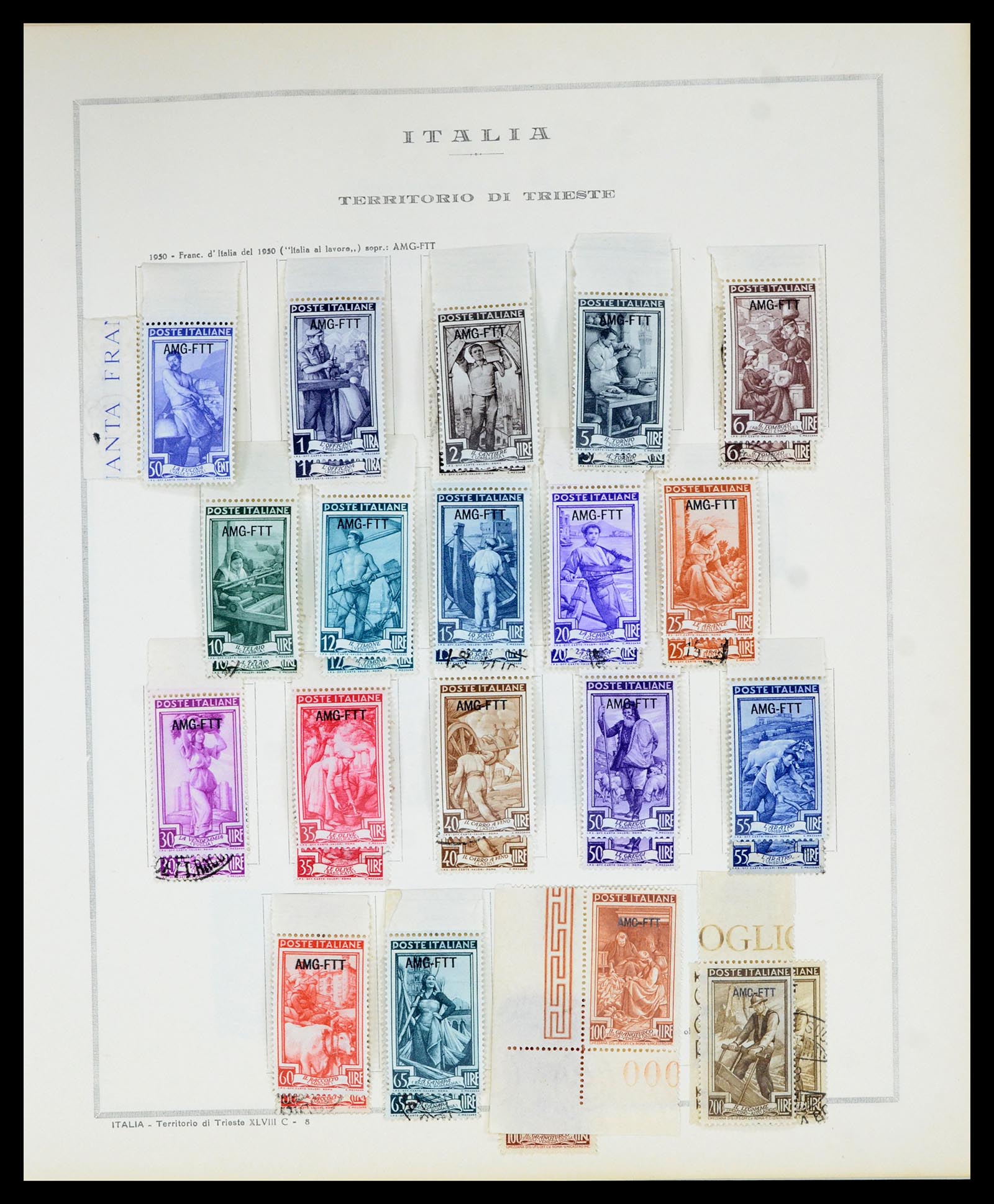 36865 140 - Postzegelverzameling 36865 Italië en gebieden 1850-1966.