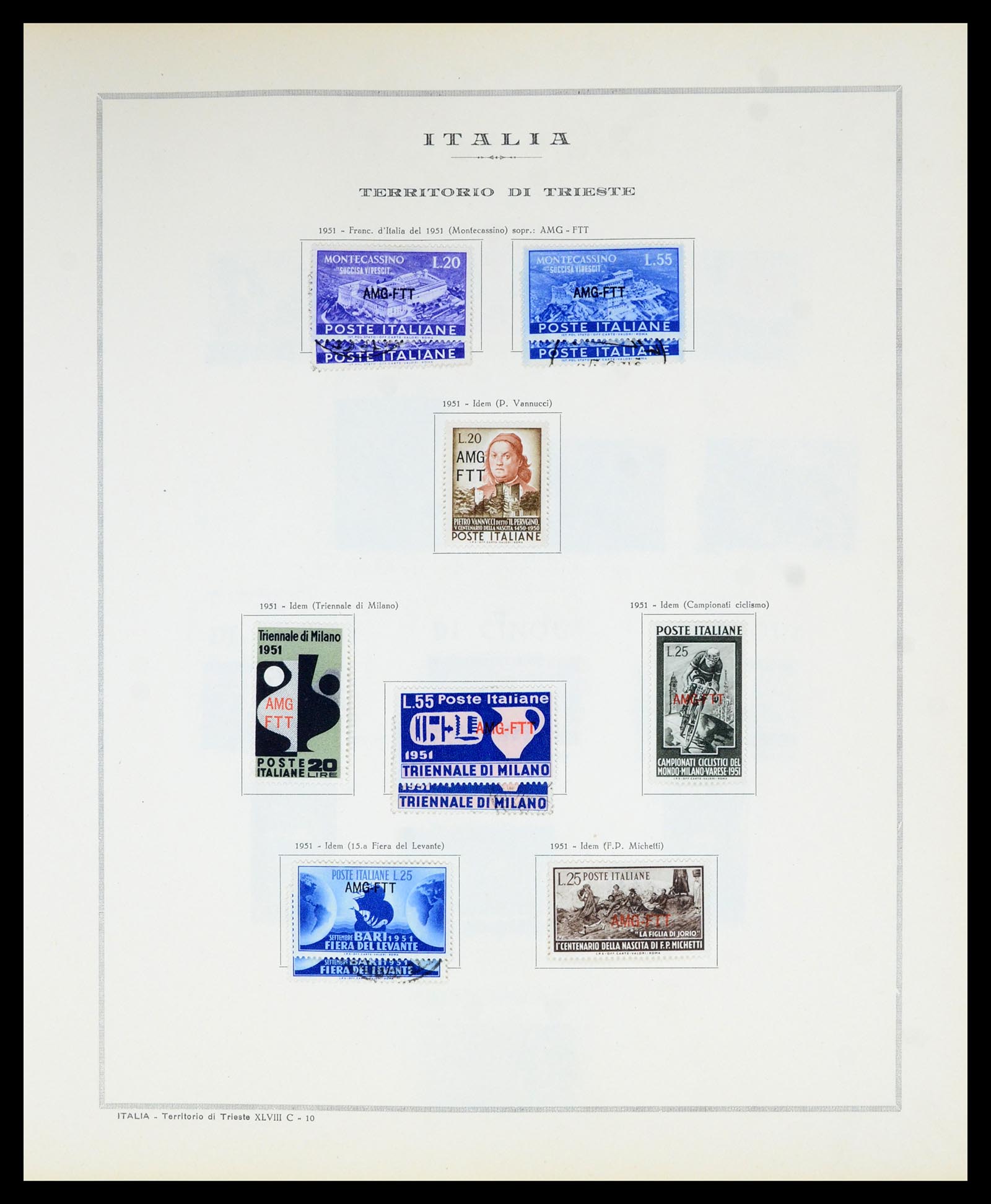 36865 142 - Postzegelverzameling 36865 Italië en gebieden 1850-1966.