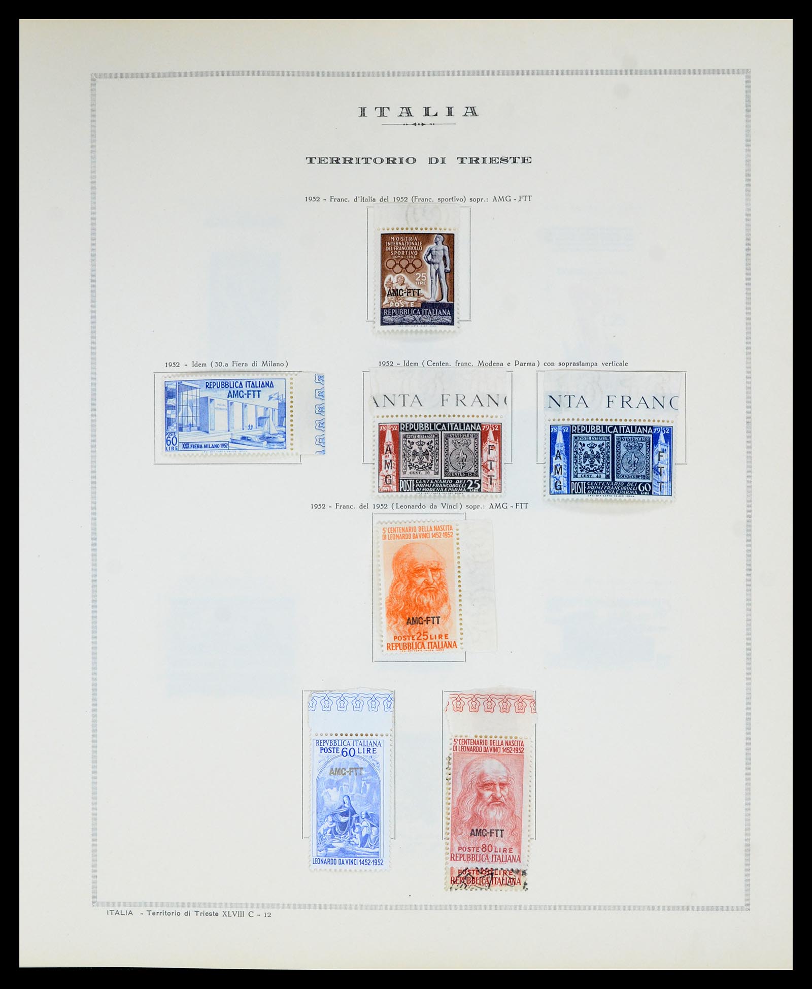 36865 144 - Postzegelverzameling 36865 Italië en gebieden 1850-1966.