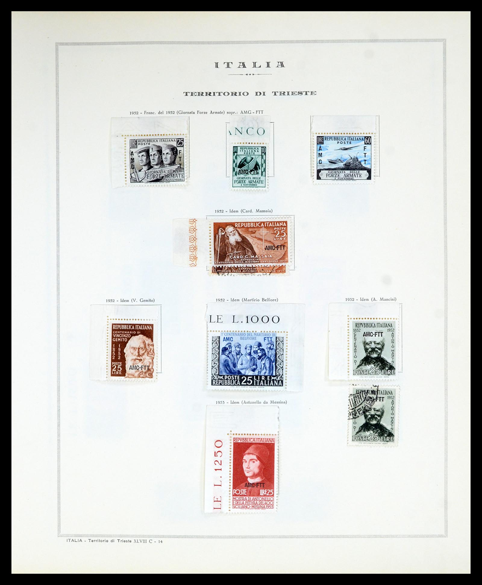 36865 146 - Postzegelverzameling 36865 Italië en gebieden 1850-1966.