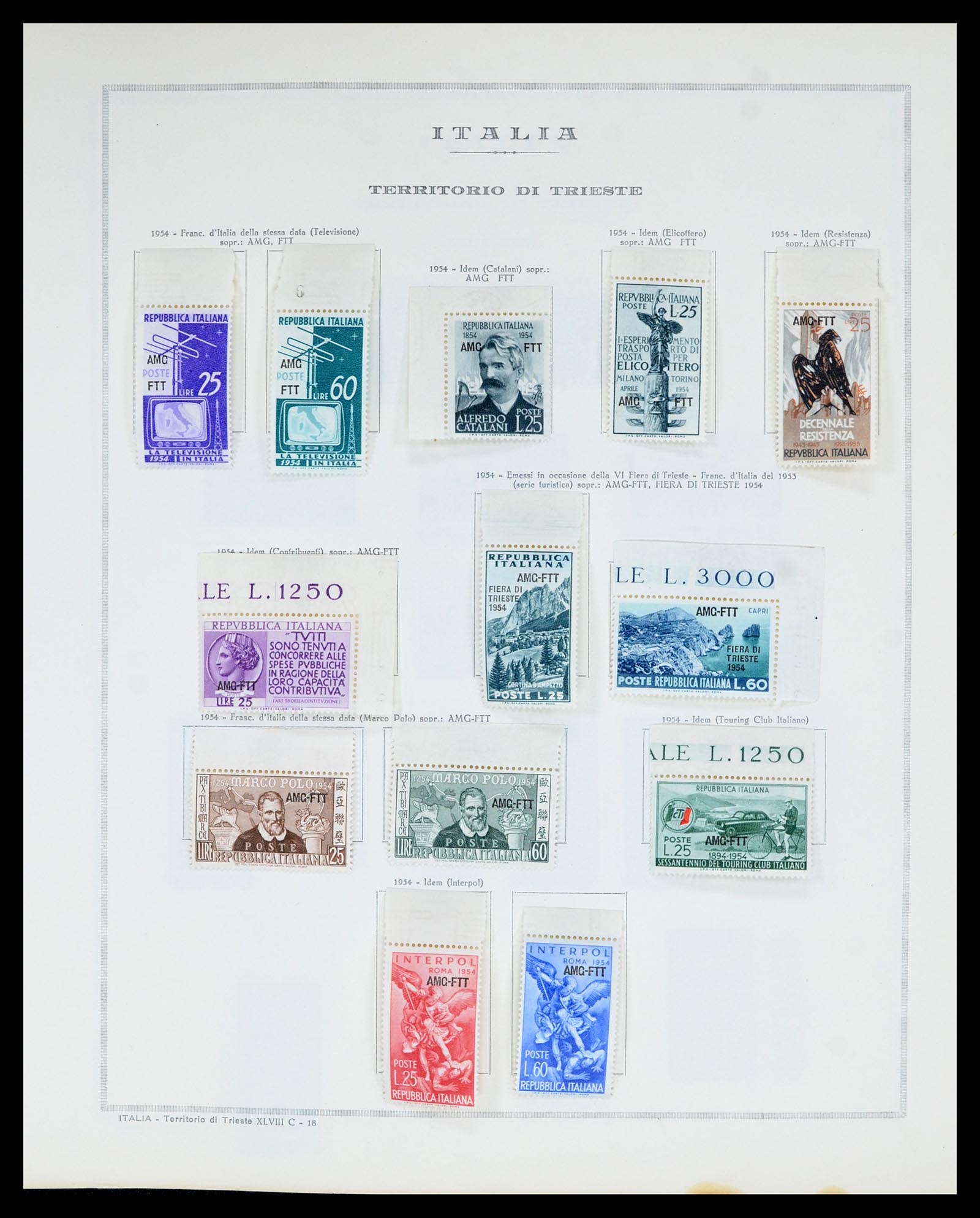 36865 150 - Postzegelverzameling 36865 Italië en gebieden 1850-1966.