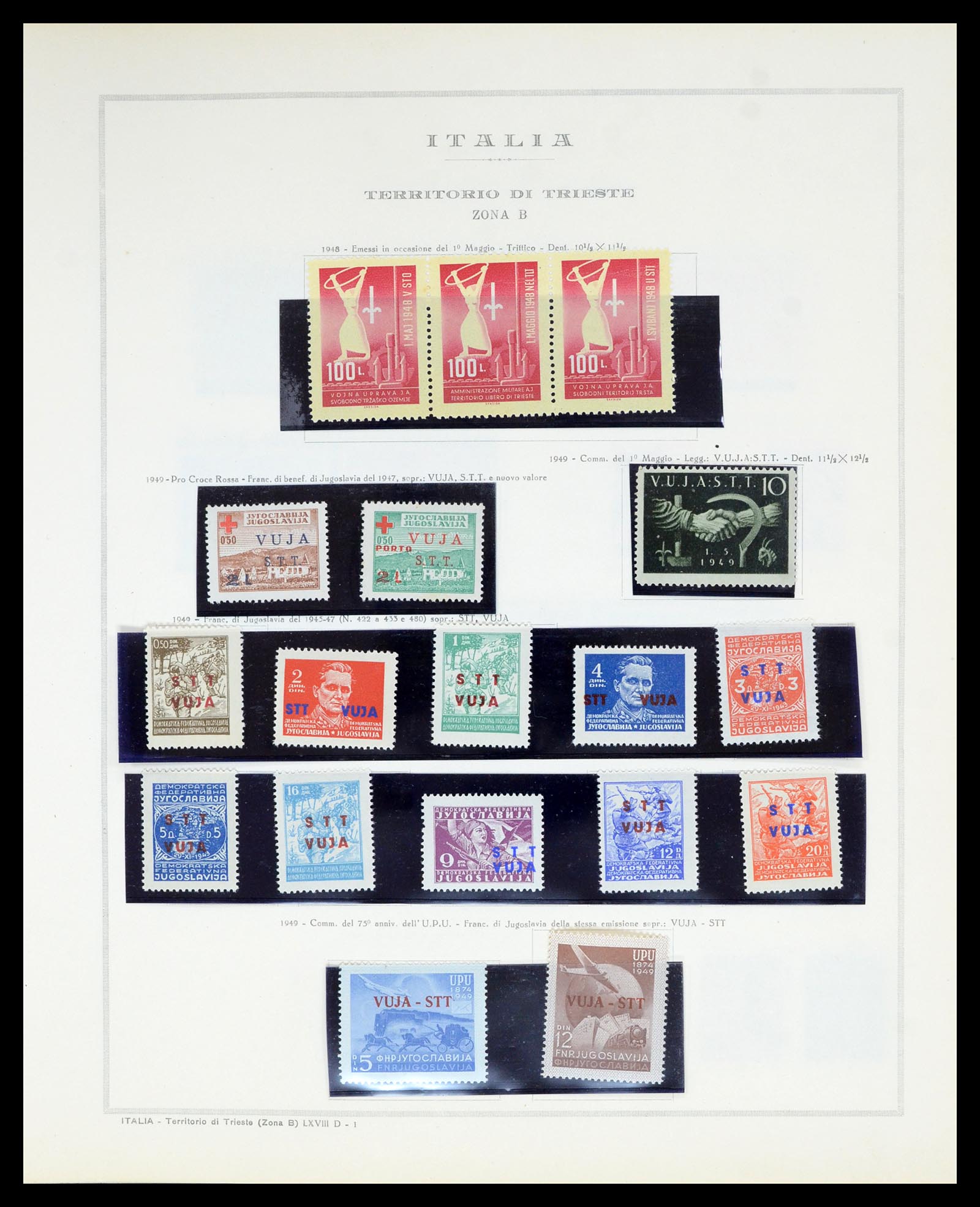 36865 158 - Postzegelverzameling 36865 Italië en gebieden 1850-1966.