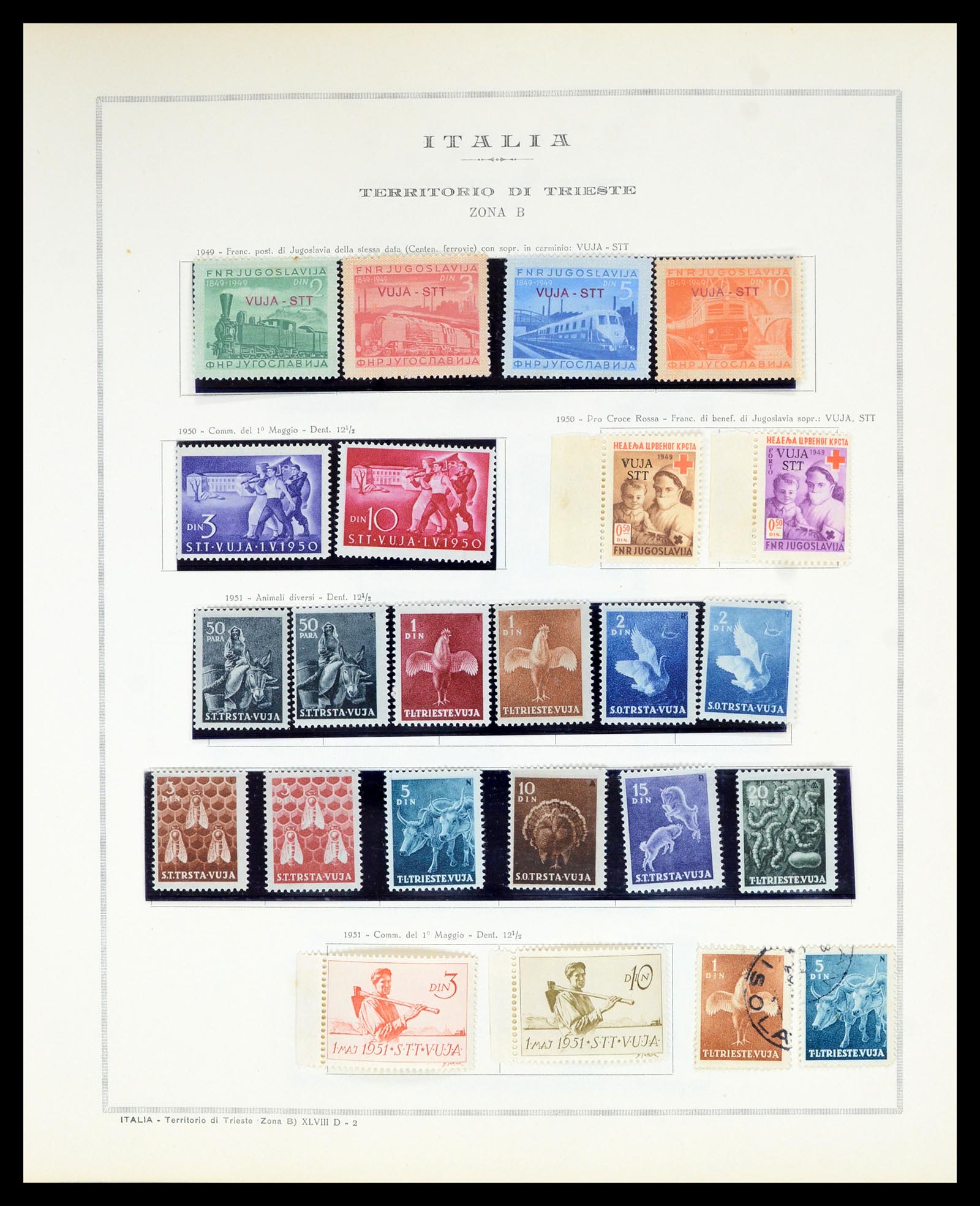 36865 159 - Postzegelverzameling 36865 Italië en gebieden 1850-1966.