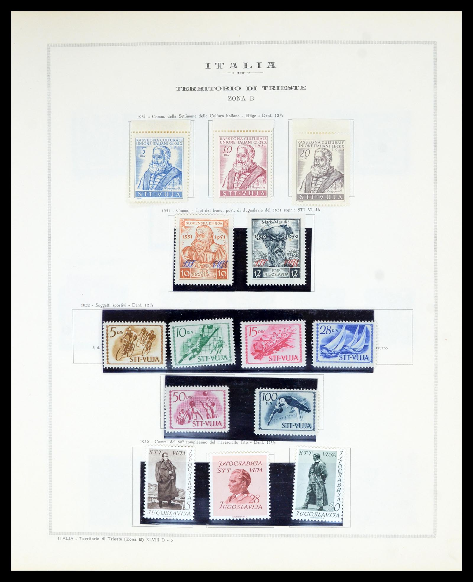 36865 160 - Postzegelverzameling 36865 Italië en gebieden 1850-1966.