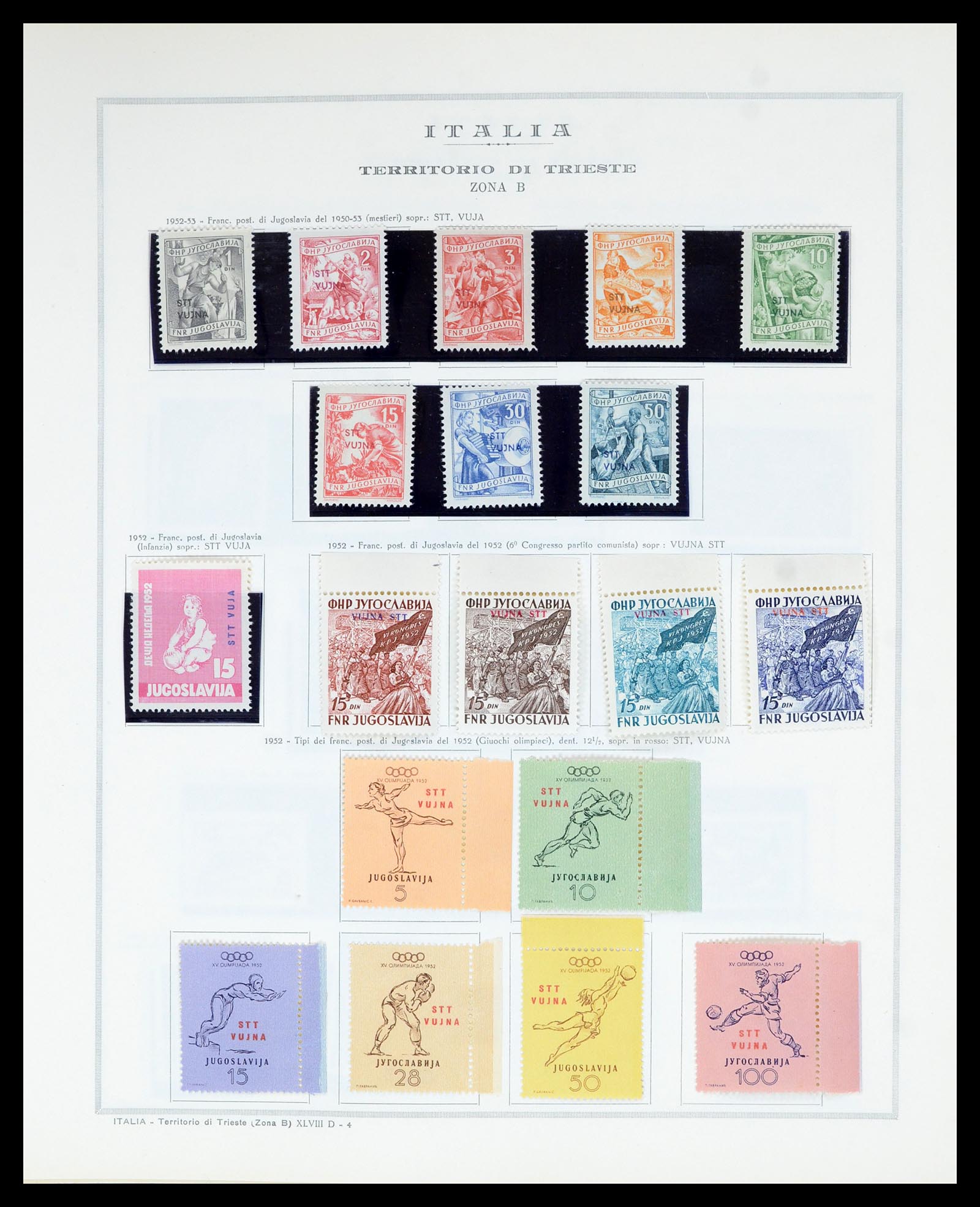36865 161 - Postzegelverzameling 36865 Italië en gebieden 1850-1966.