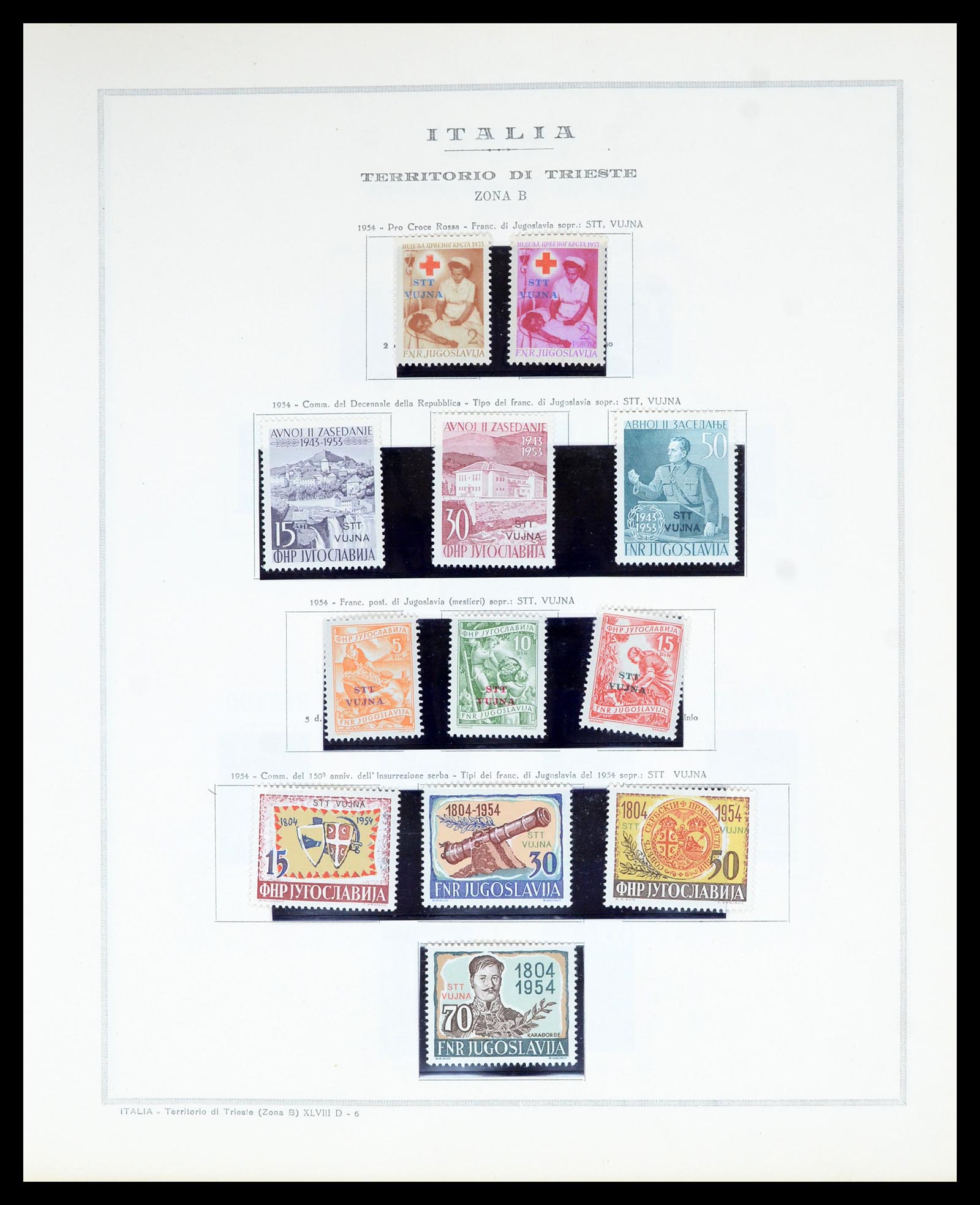 36865 163 - Postzegelverzameling 36865 Italië en gebieden 1850-1966.