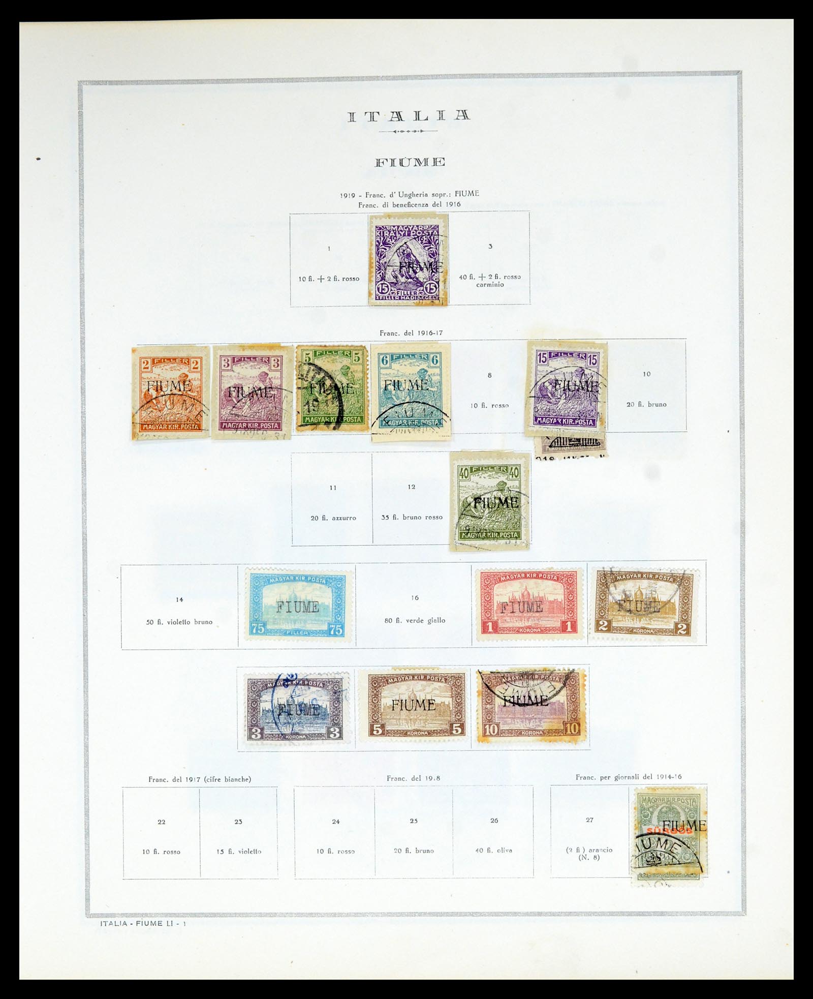 36865 170 - Postzegelverzameling 36865 Italië en gebieden 1850-1966.