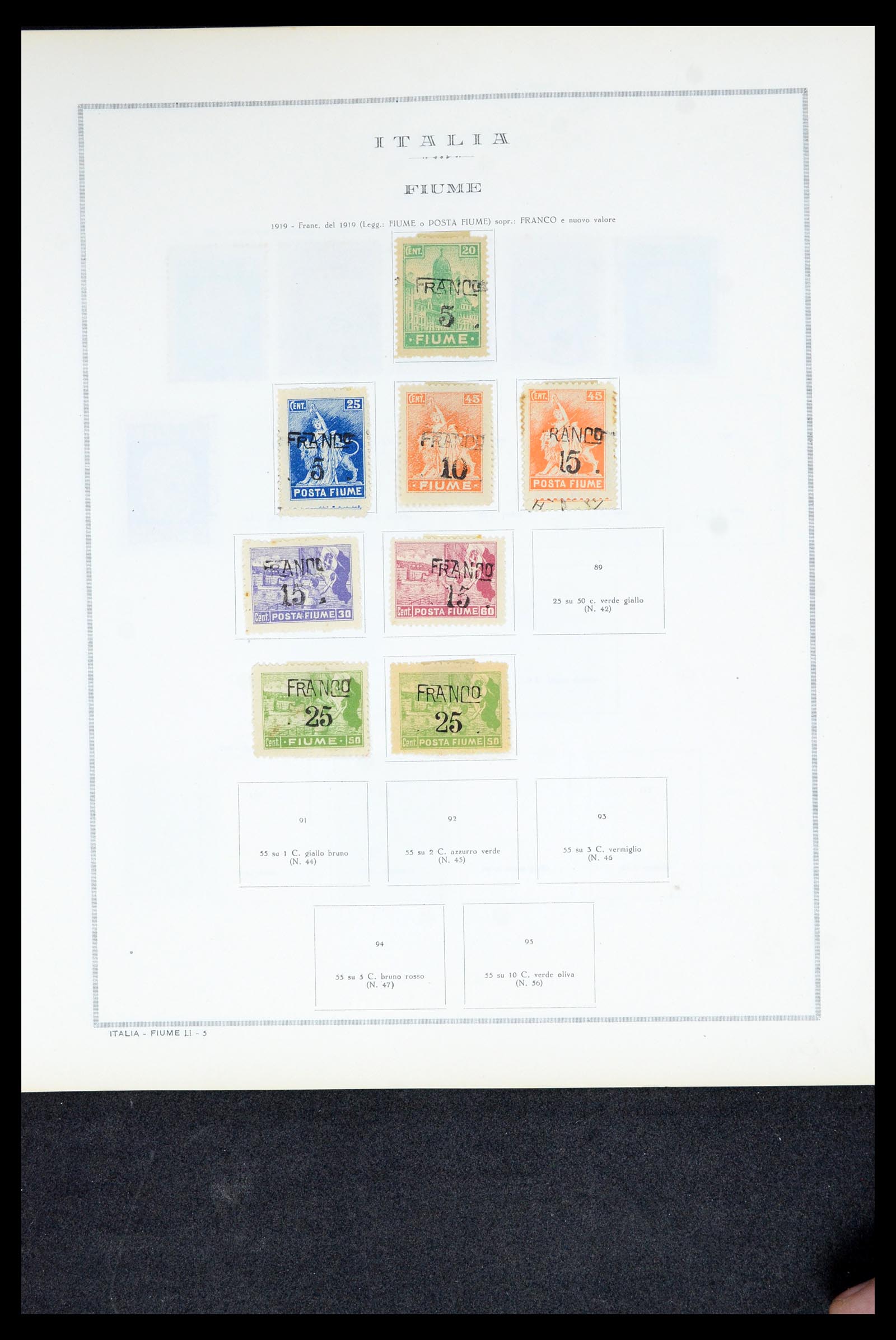 36865 174 - Postzegelverzameling 36865 Italië en gebieden 1850-1966.