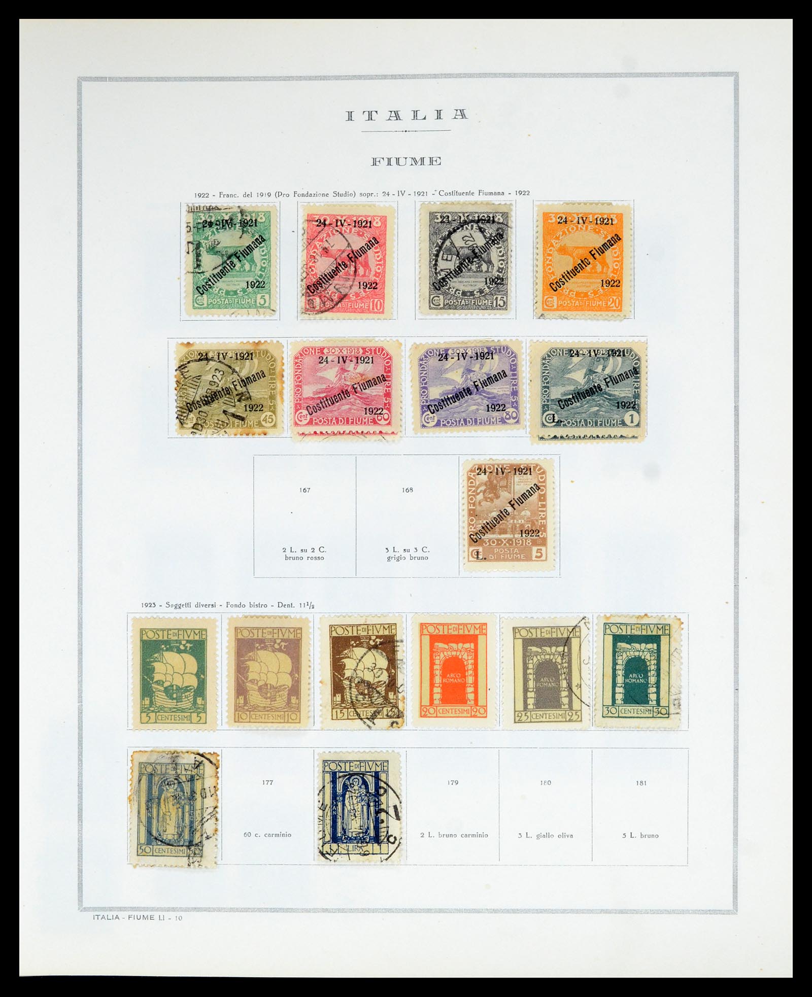 36865 179 - Postzegelverzameling 36865 Italië en gebieden 1850-1966.