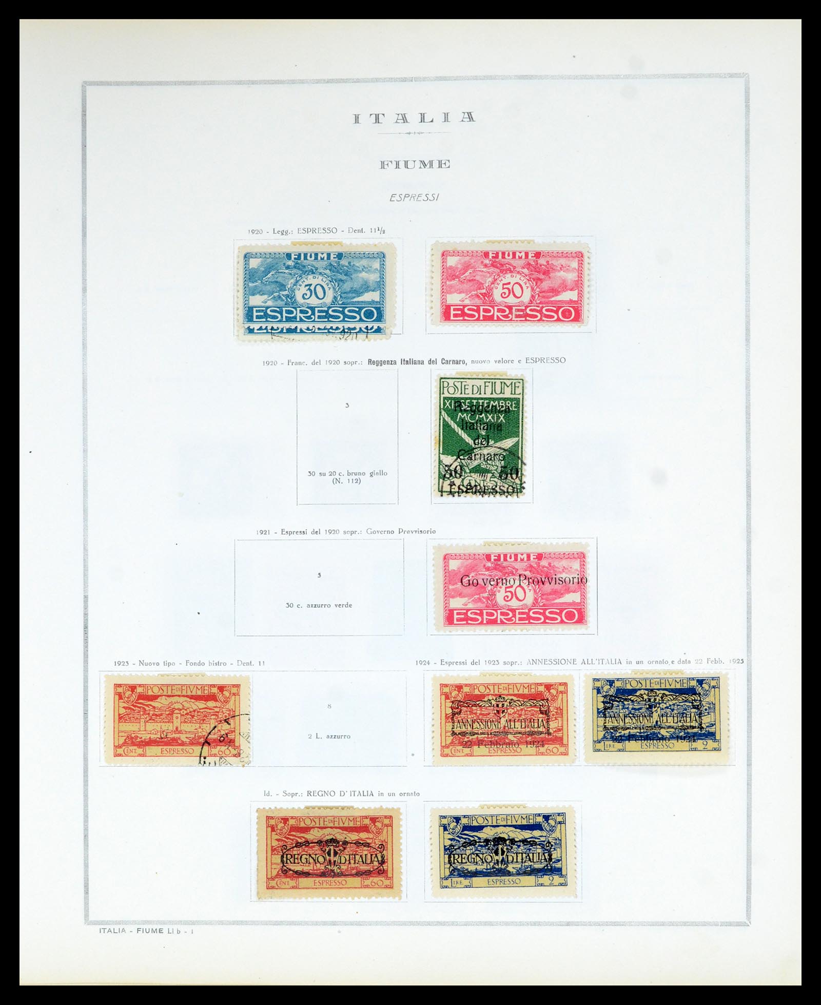 36865 182 - Postzegelverzameling 36865 Italië en gebieden 1850-1966.