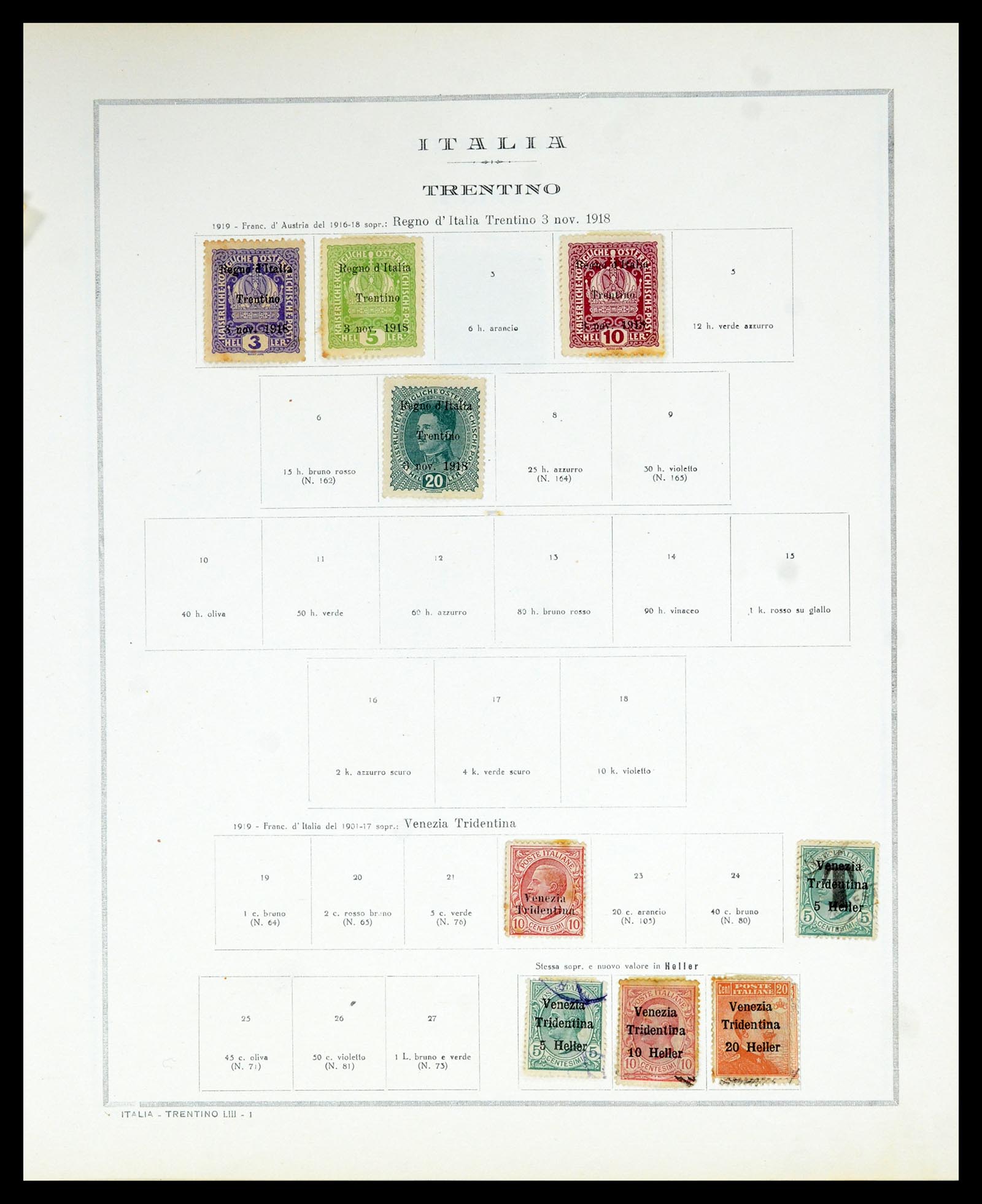 36865 185 - Postzegelverzameling 36865 Italië en gebieden 1850-1966.