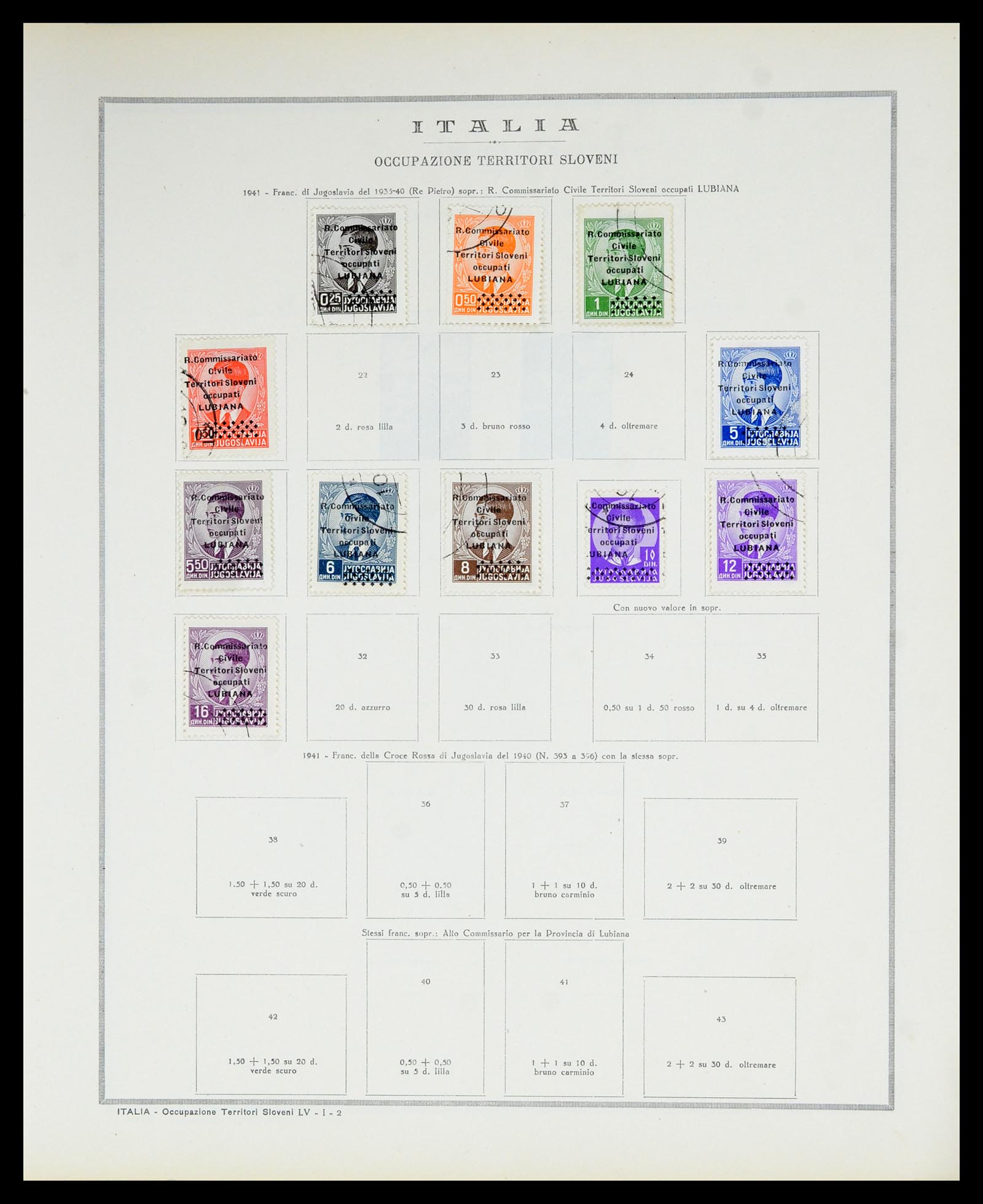 36865 189 - Postzegelverzameling 36865 Italië en gebieden 1850-1966.
