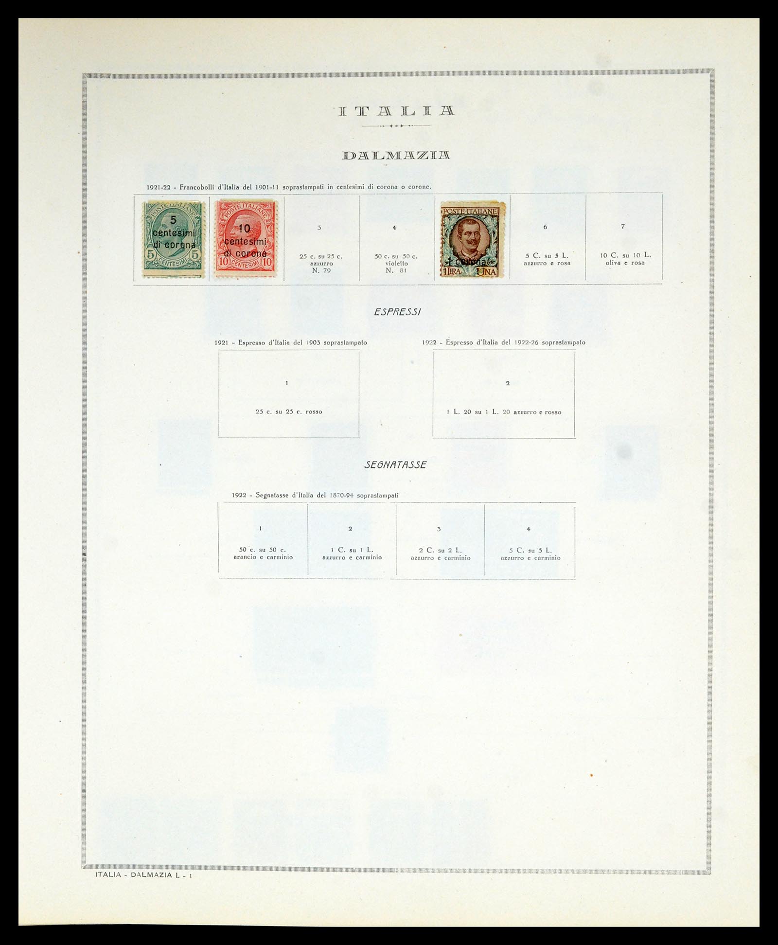 36865 196 - Postzegelverzameling 36865 Italië en gebieden 1850-1966.