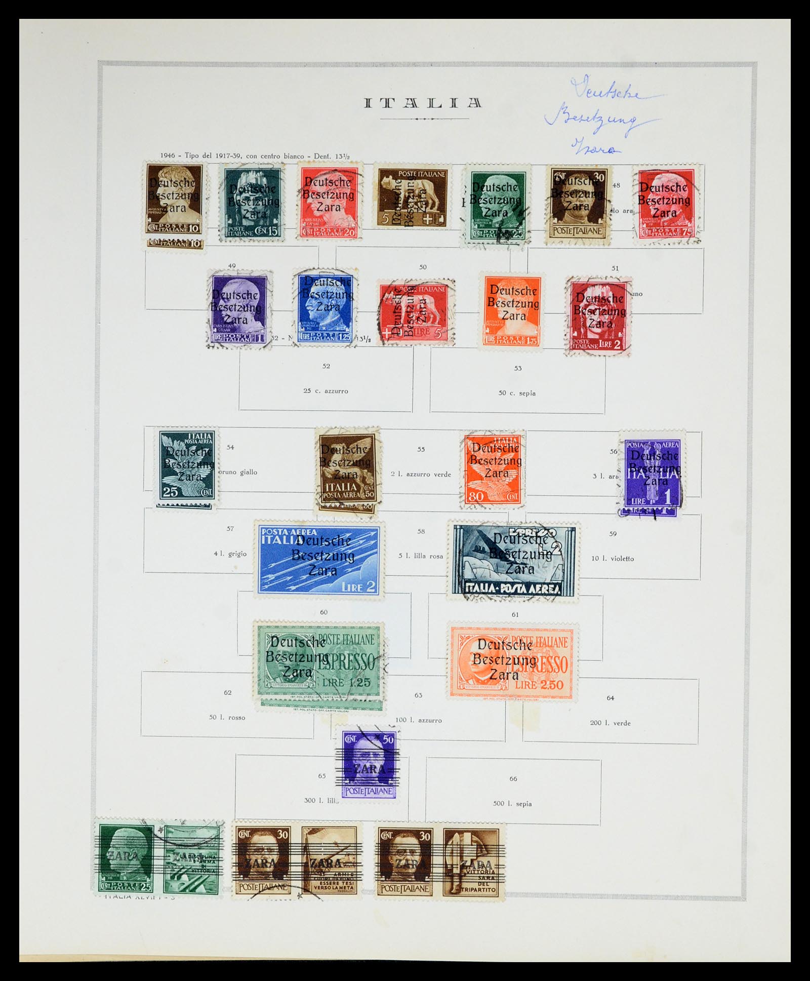 36865 197 - Postzegelverzameling 36865 Italië en gebieden 1850-1966.