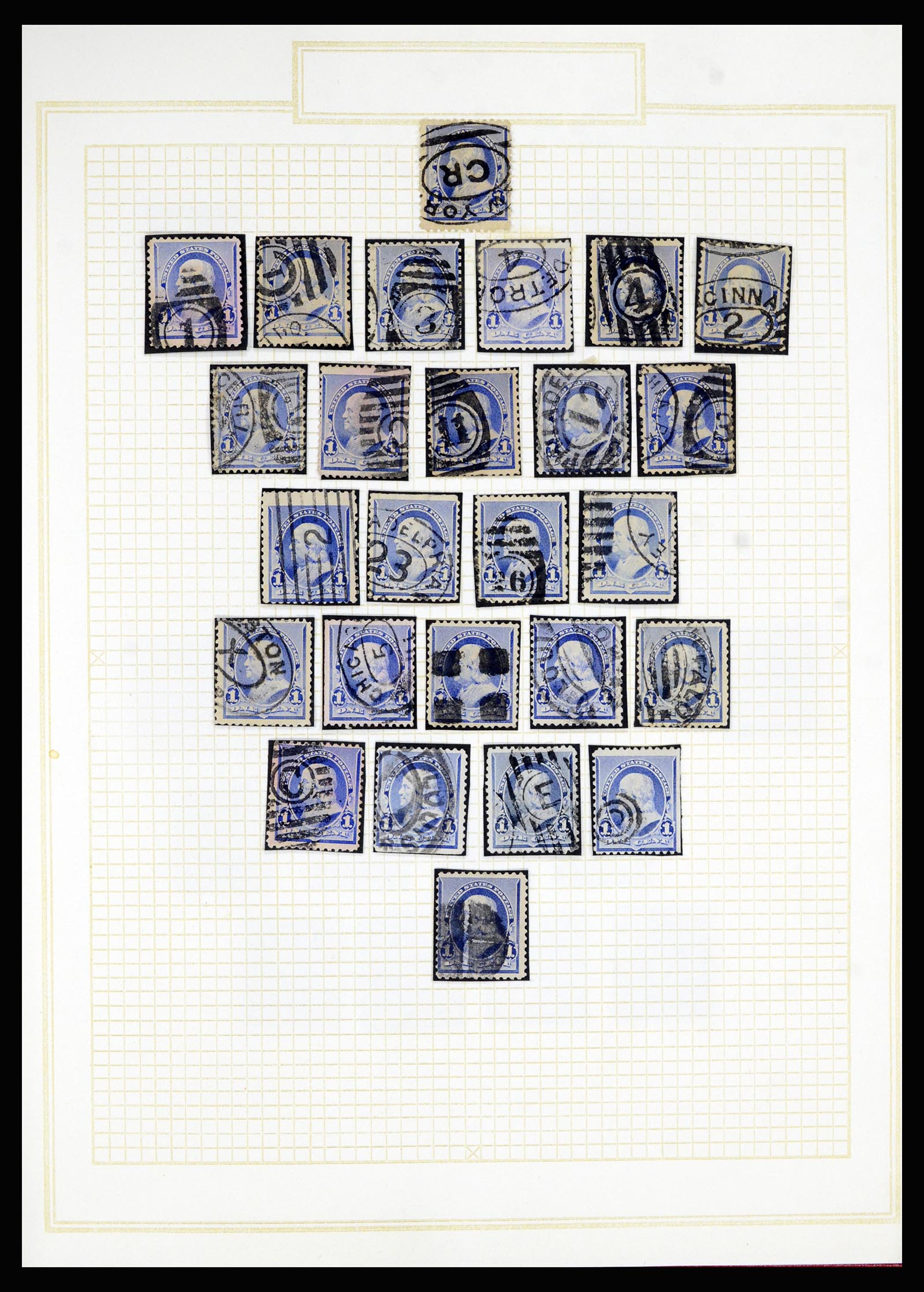 36866 001 - Postzegelverzameling 36866 USA uitzoekpartij.