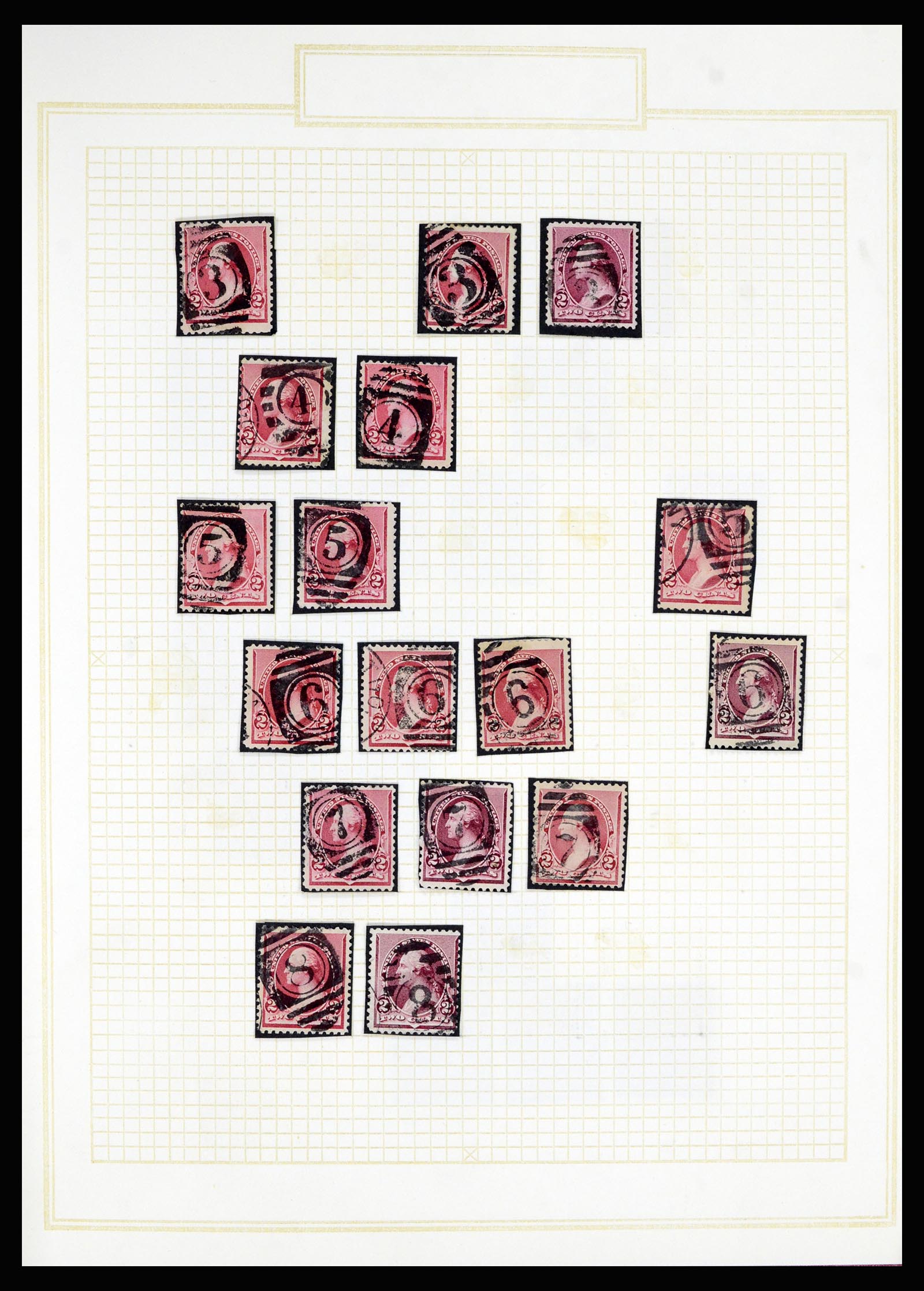 36866 003 - Postzegelverzameling 36866 USA uitzoekpartij.