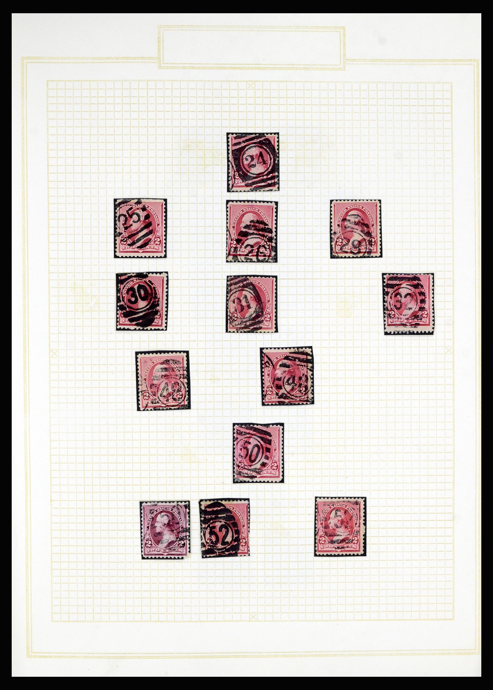 36866 006 - Postzegelverzameling 36866 USA uitzoekpartij.