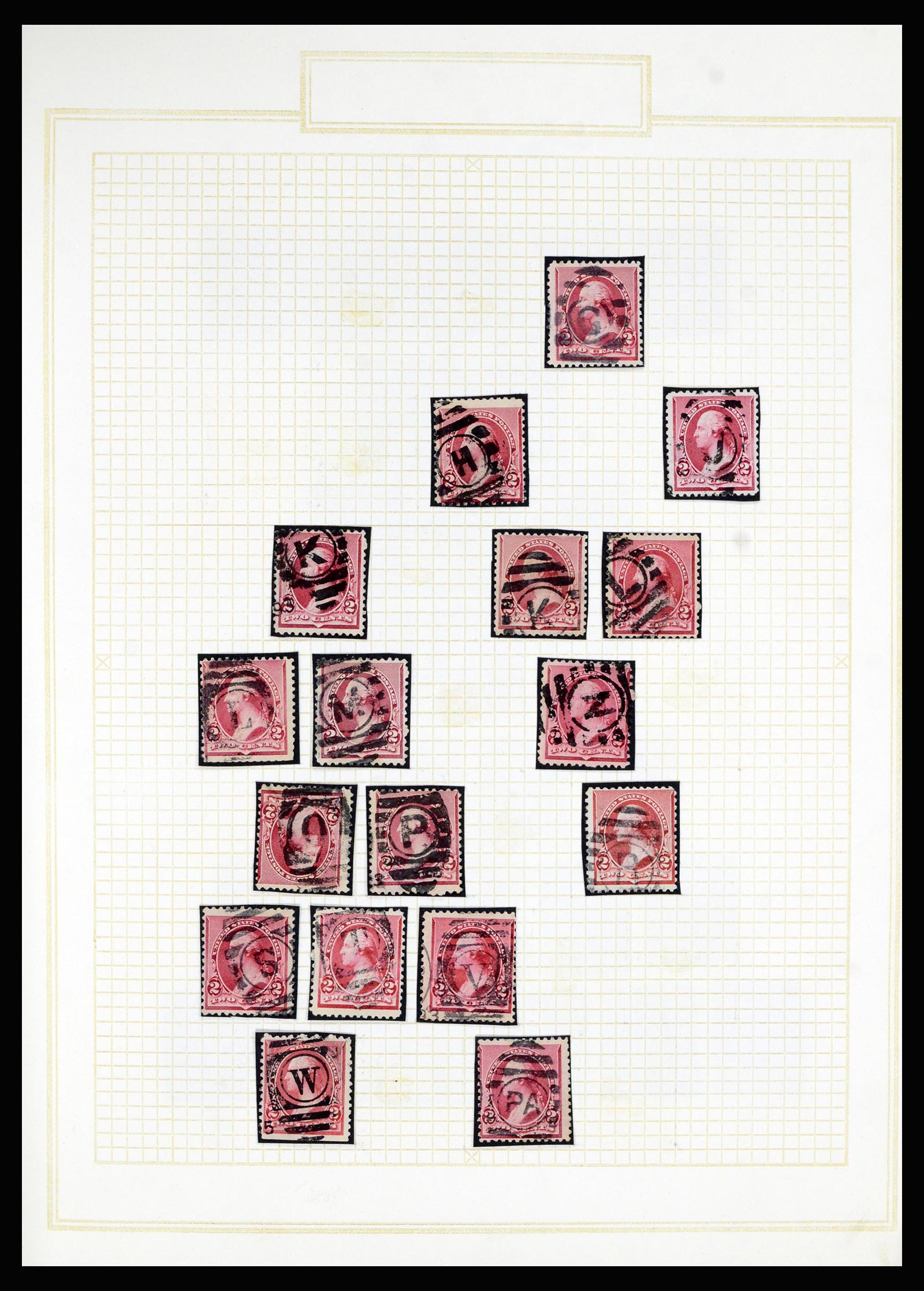 36866 009 - Stamp collection 36866 USA sorting lot.