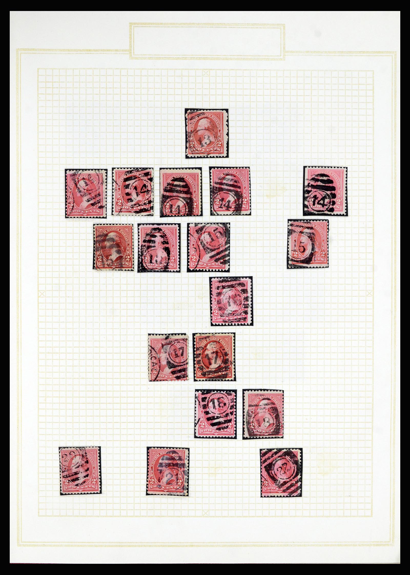 36866 015 - Postzegelverzameling 36866 USA uitzoekpartij.