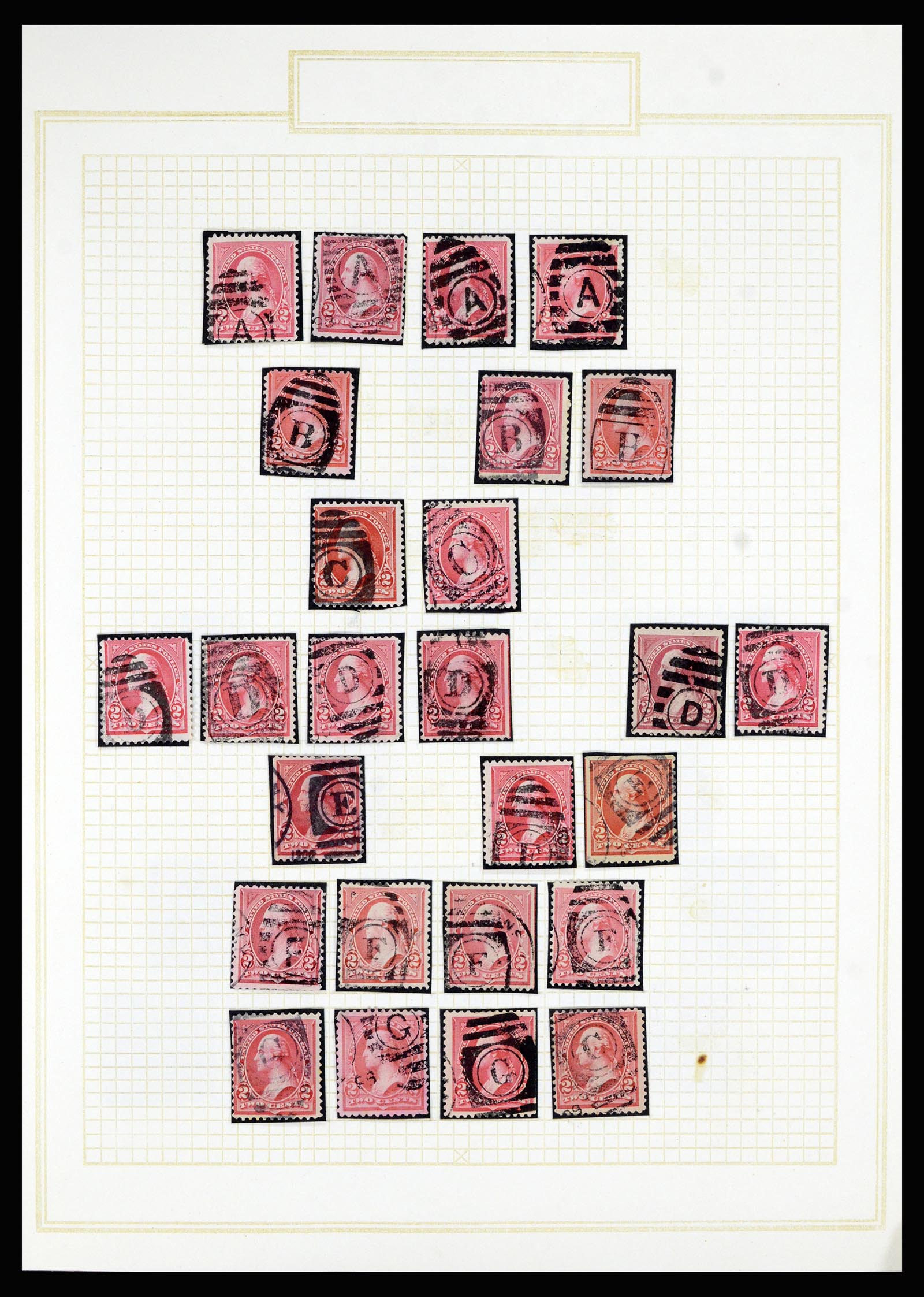 36866 017 - Stamp collection 36866 USA sorting lot.